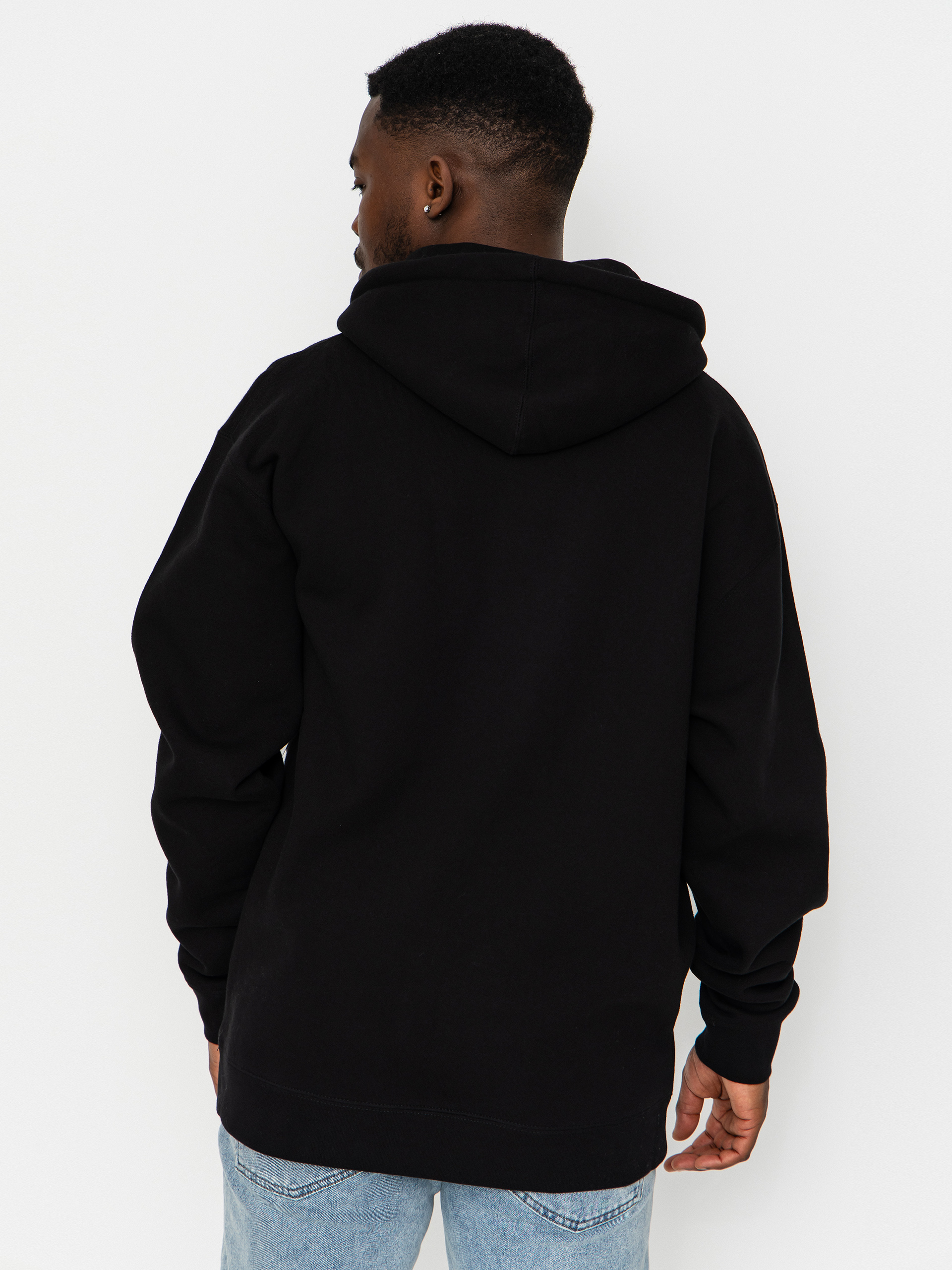 Kapucnis pulóver Spitfire Mushroom Bighead HD (black w/multi color print)