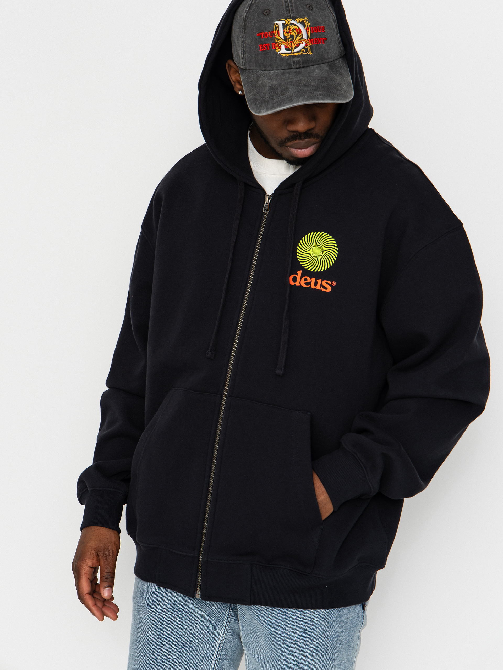 Deus Ex Machina Strata ZHD Kapucnis pulóver (black)