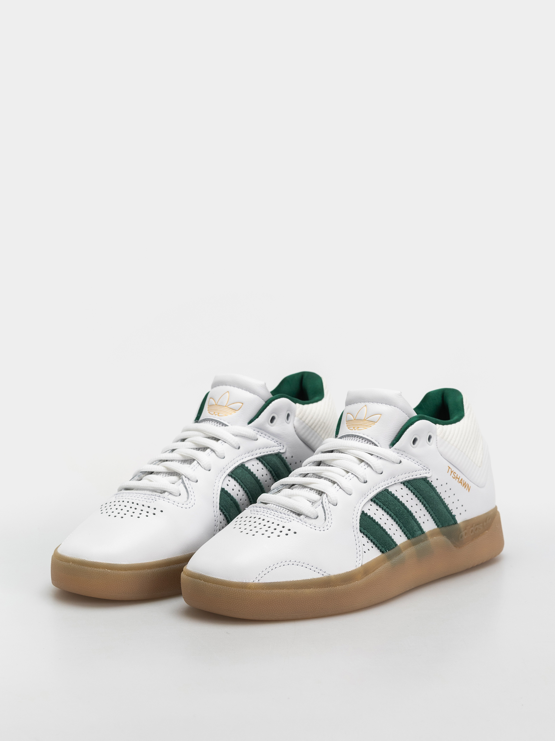 adidas Tyshawn Cipők (ftwwht/cgreen/gum4)