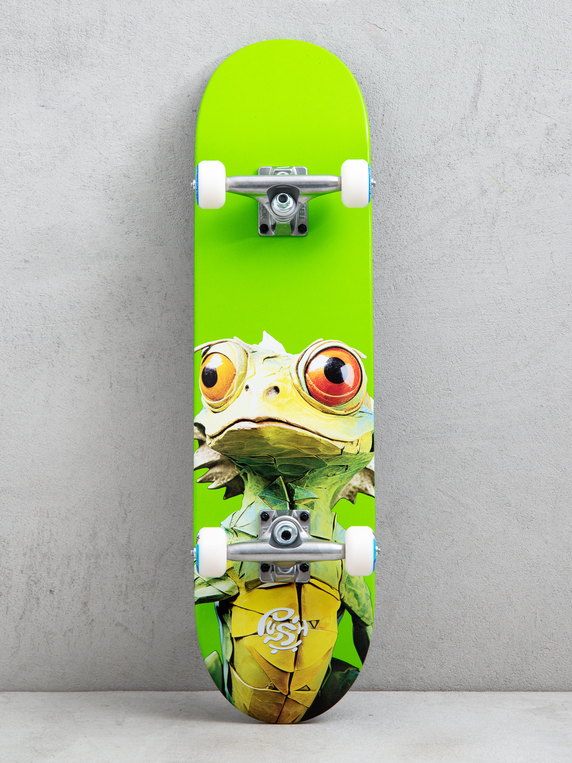 Komplett gördeszka Push Lizard Big FP (lime)