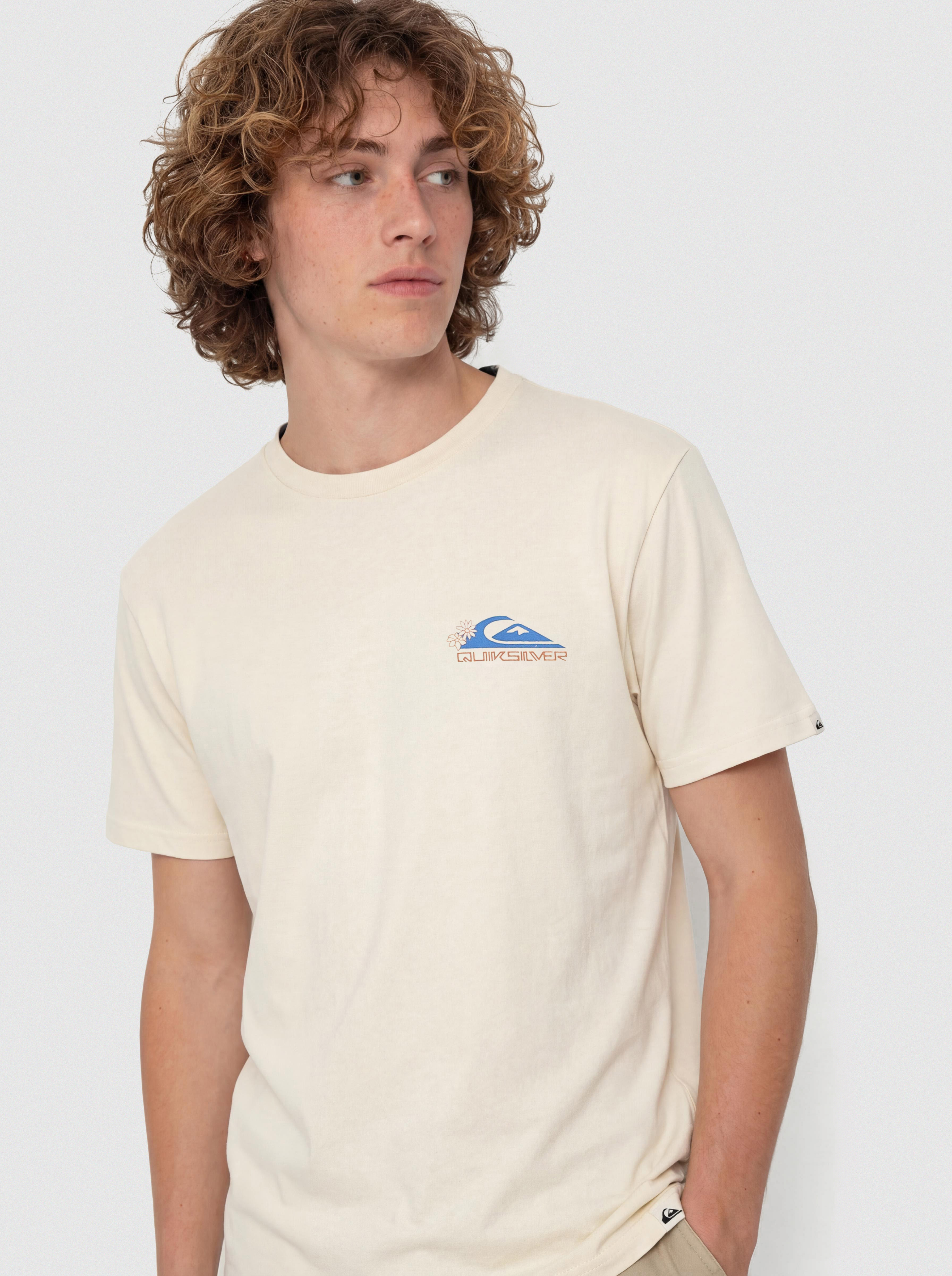 Quiksilver Ev Barrel Paradise Póló (bone white)