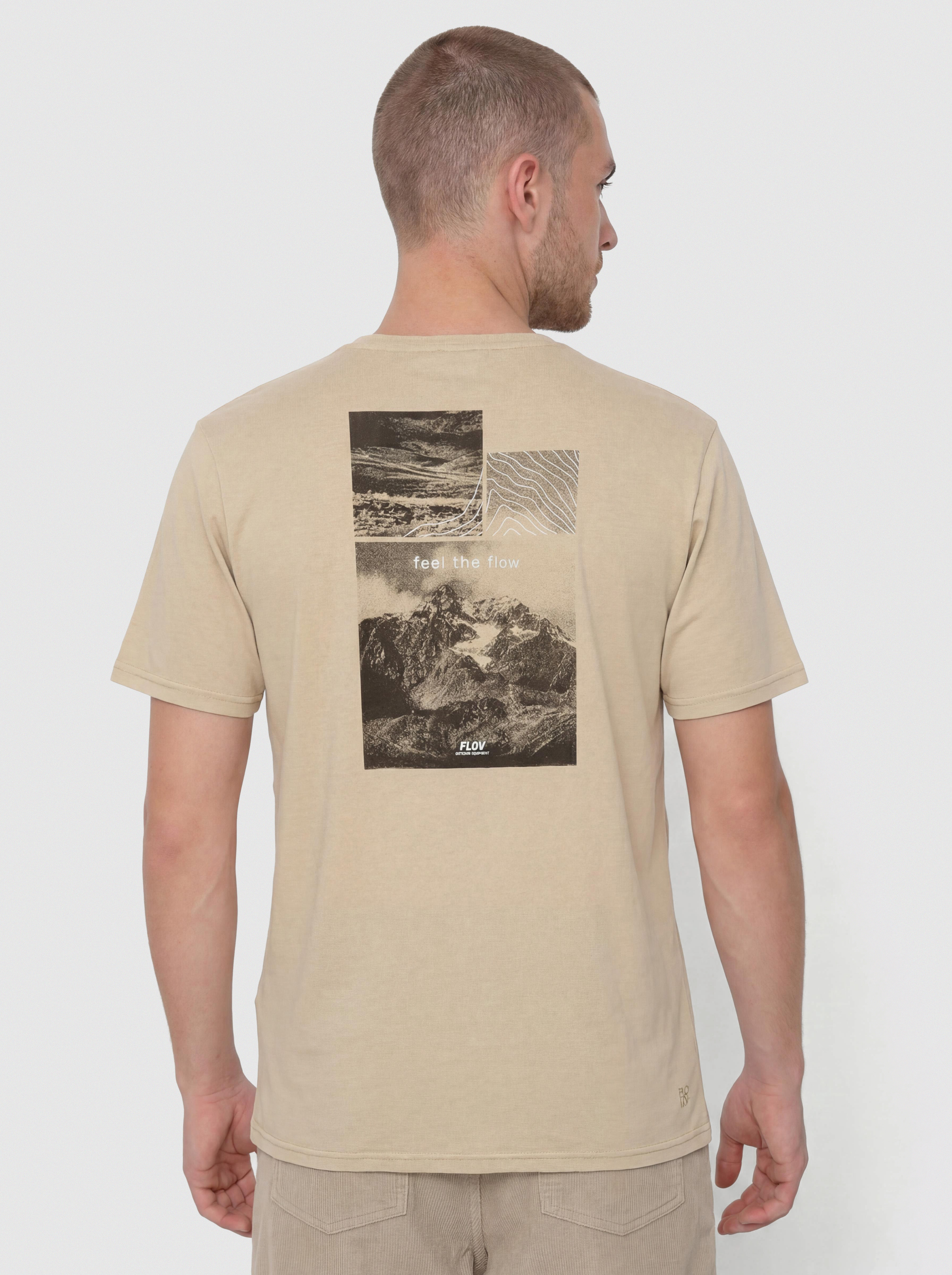 FLOV Morro Póló (beige/dark grey)