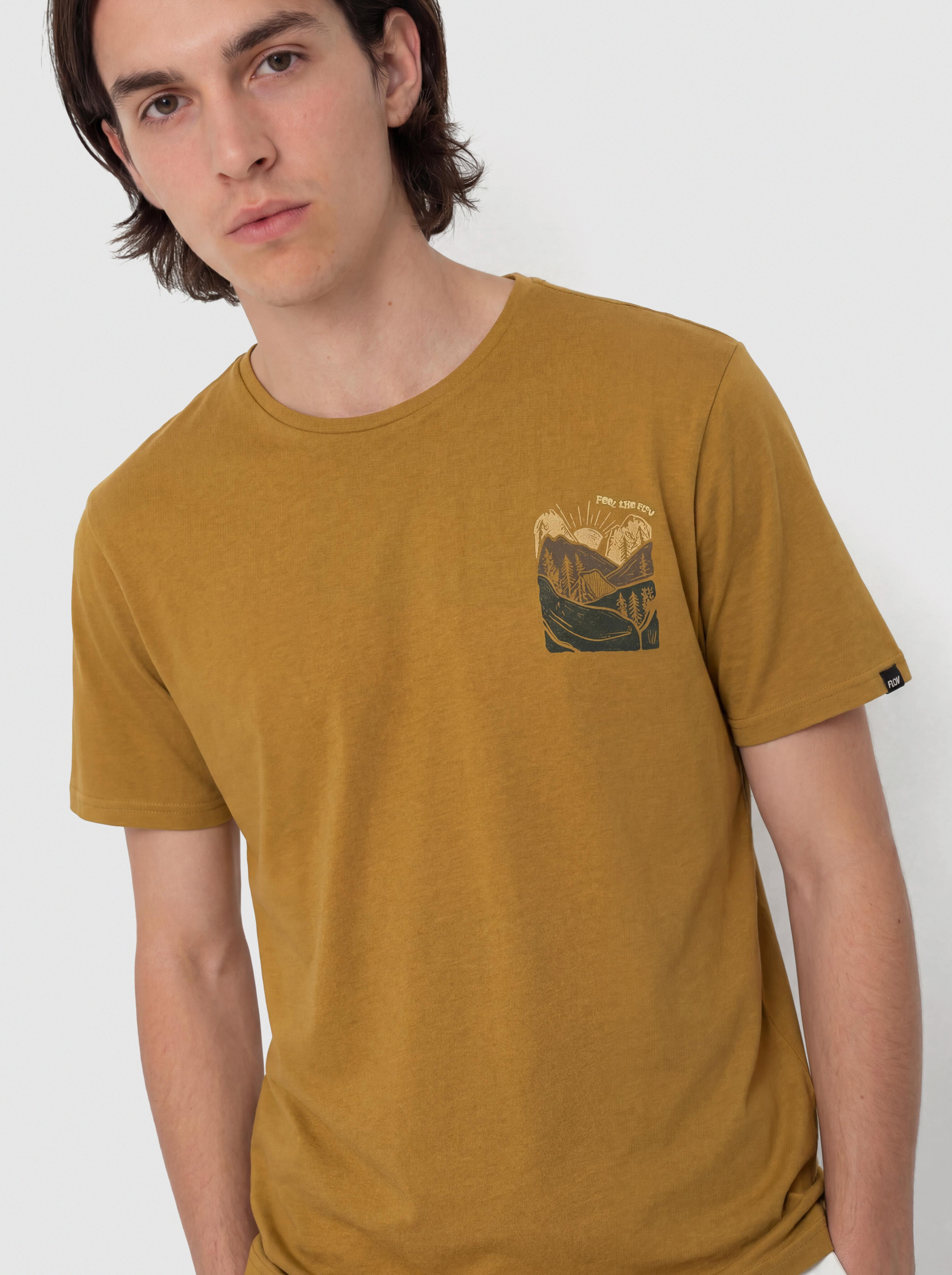 FLOV Timberon Póló (light brown/olive)