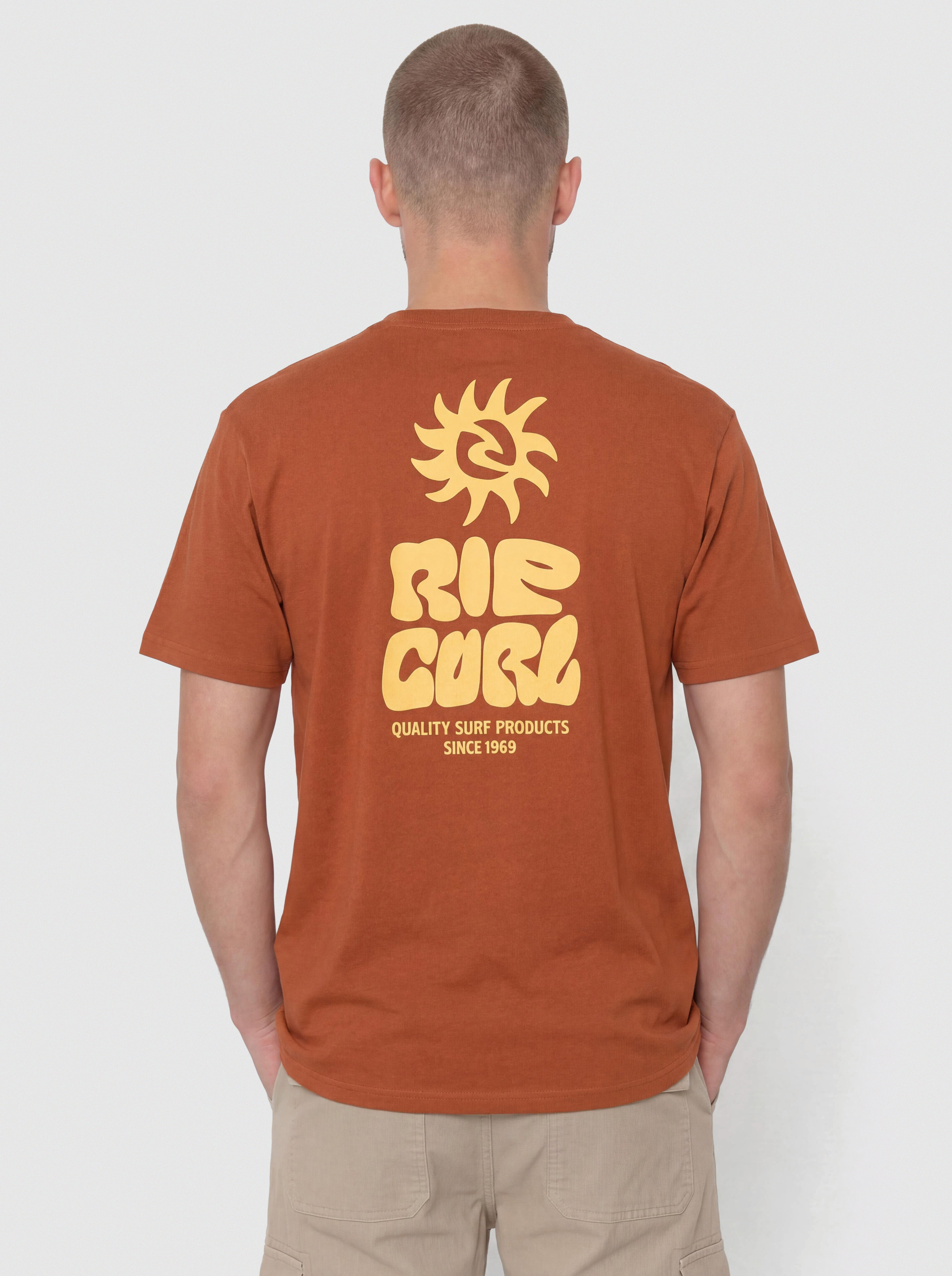 Rip Curl Pacific Rinse Glass Off Póló (baked clay)