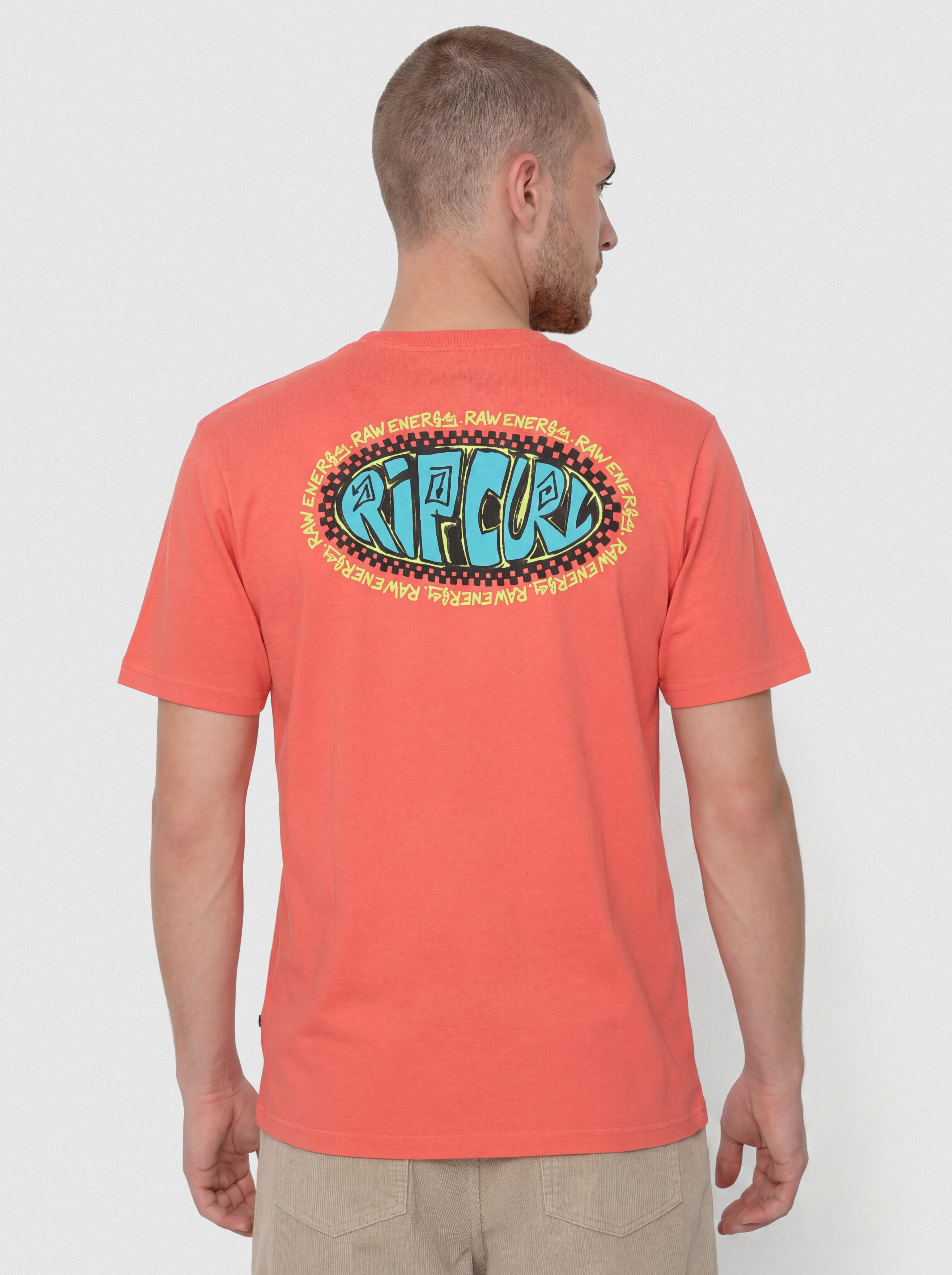 Rip Curl Raw Energy De Oval Póló (rose sky)