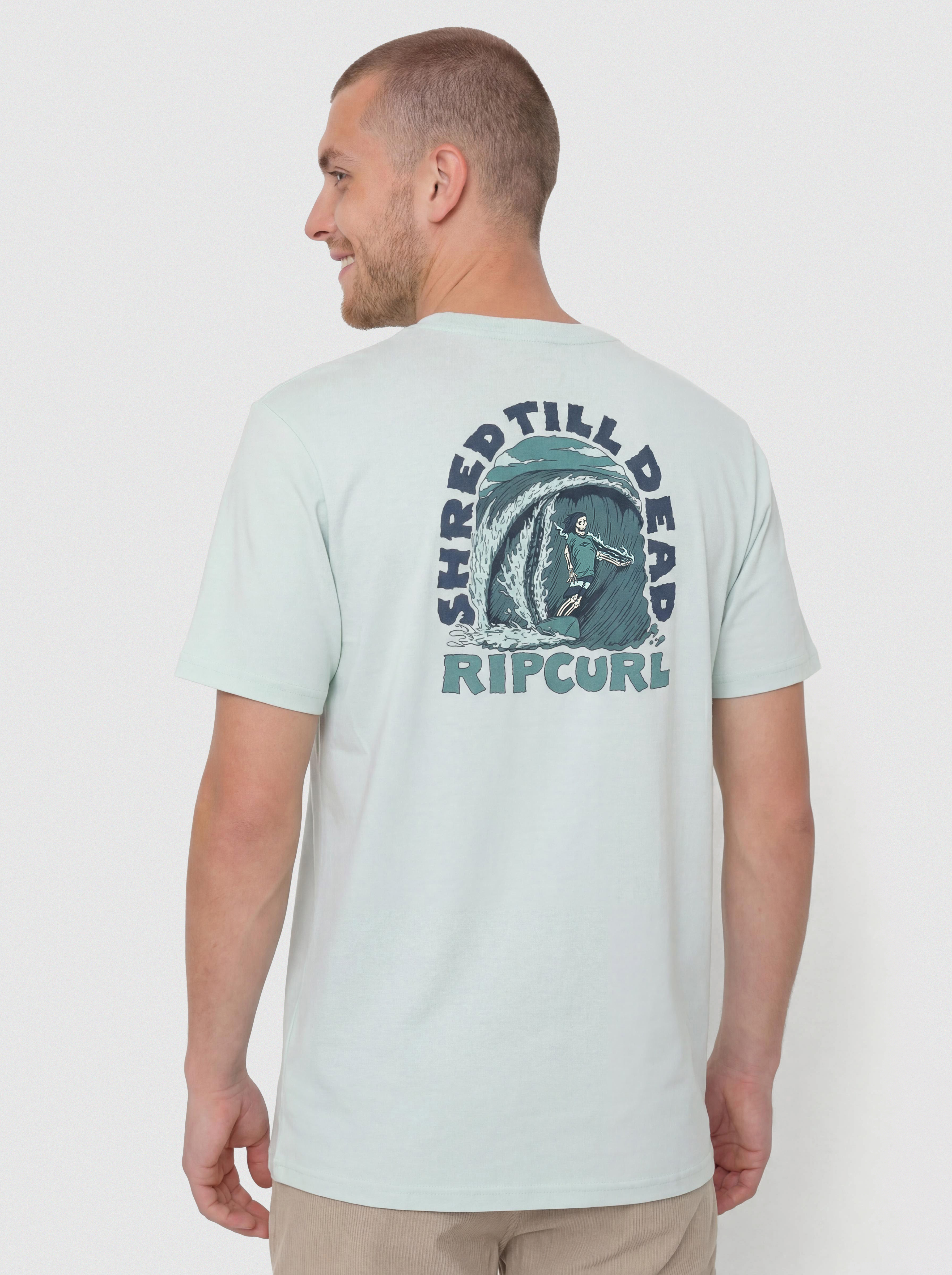 Rip Curl Shred Til Póló (spray green)