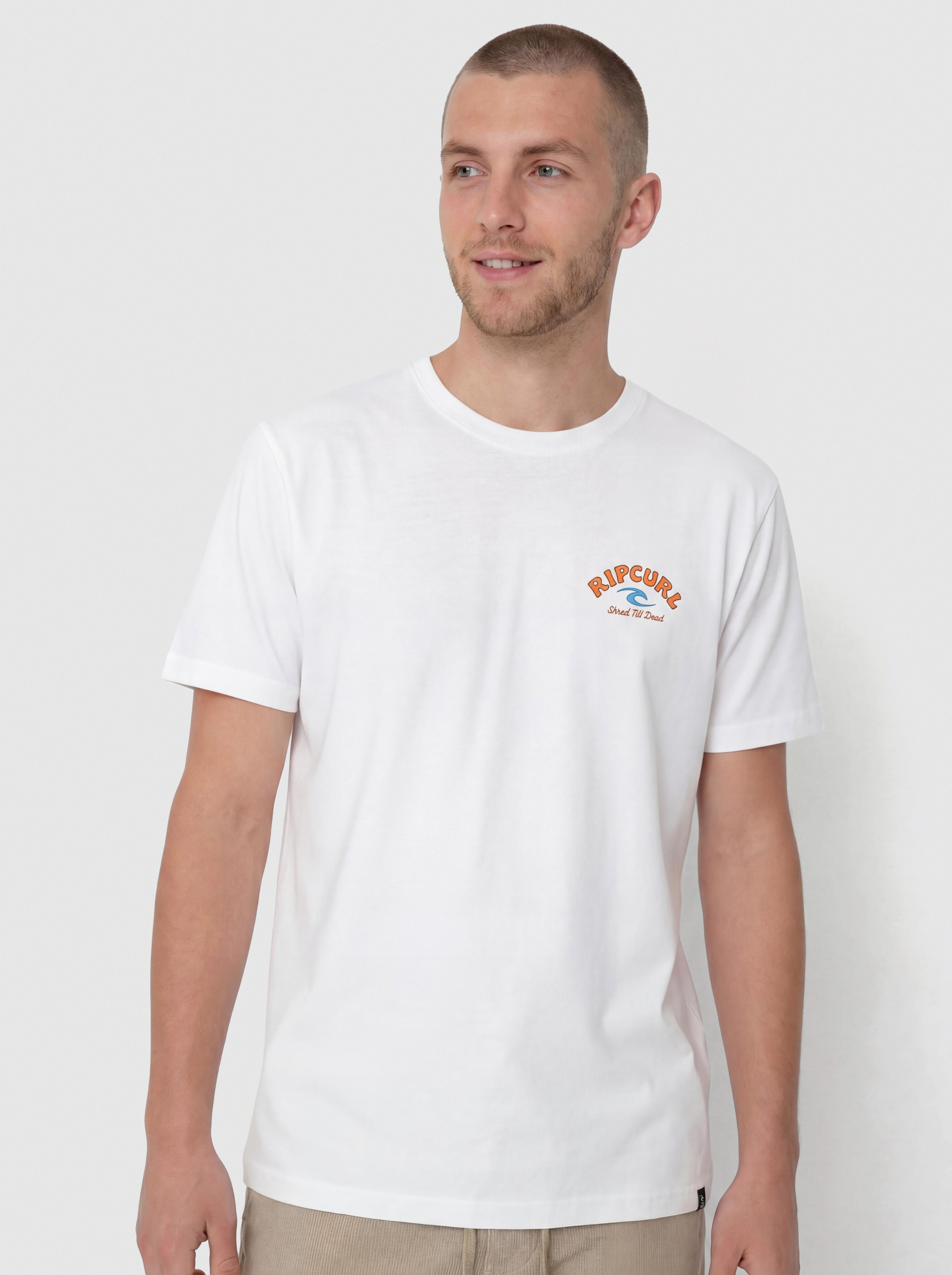 Rip Curl Shred Til Póló (white)