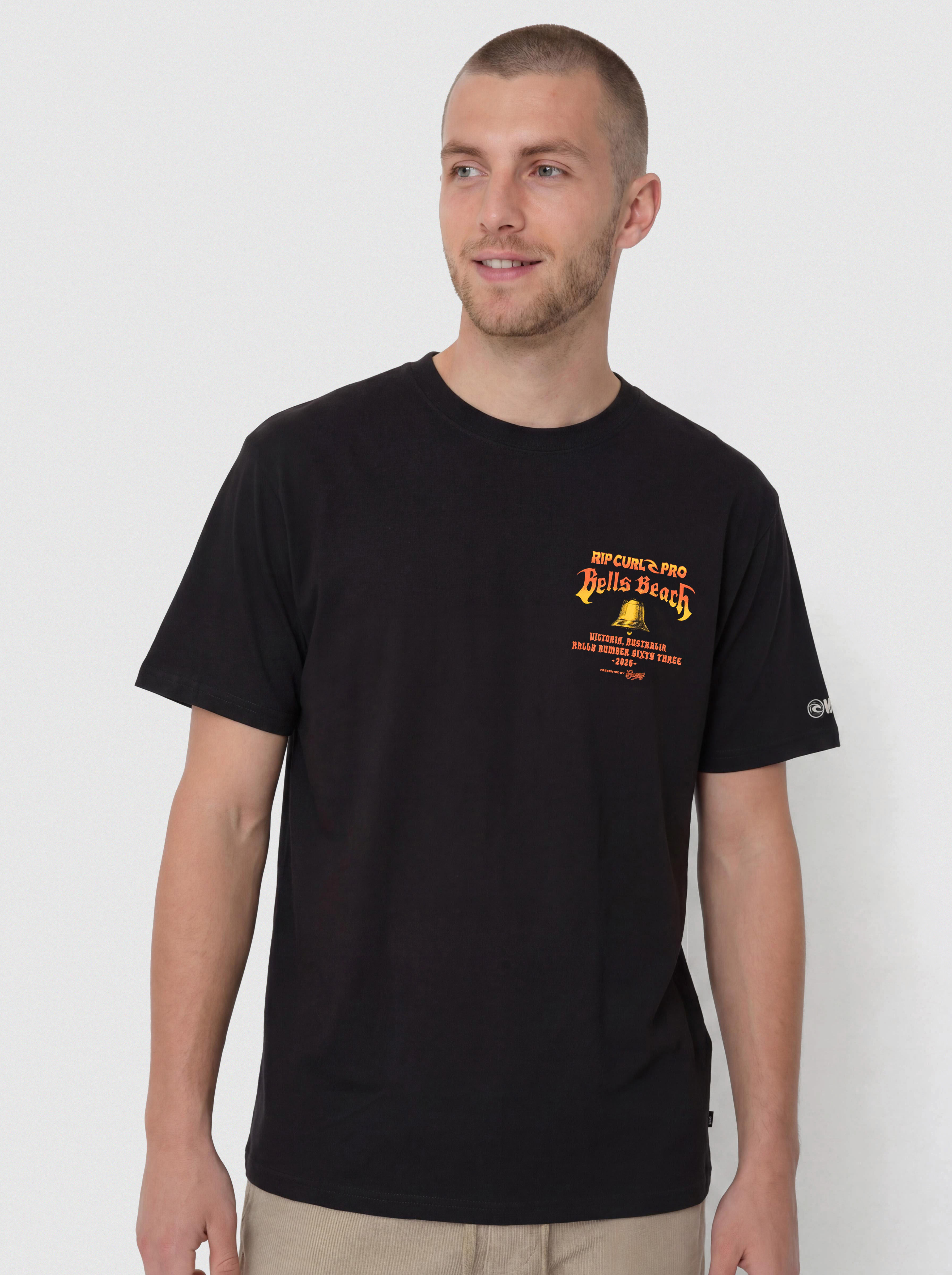 Rip Curl Bells Pro 26 Bell Logo Pu00f3lu00f3 (black)
