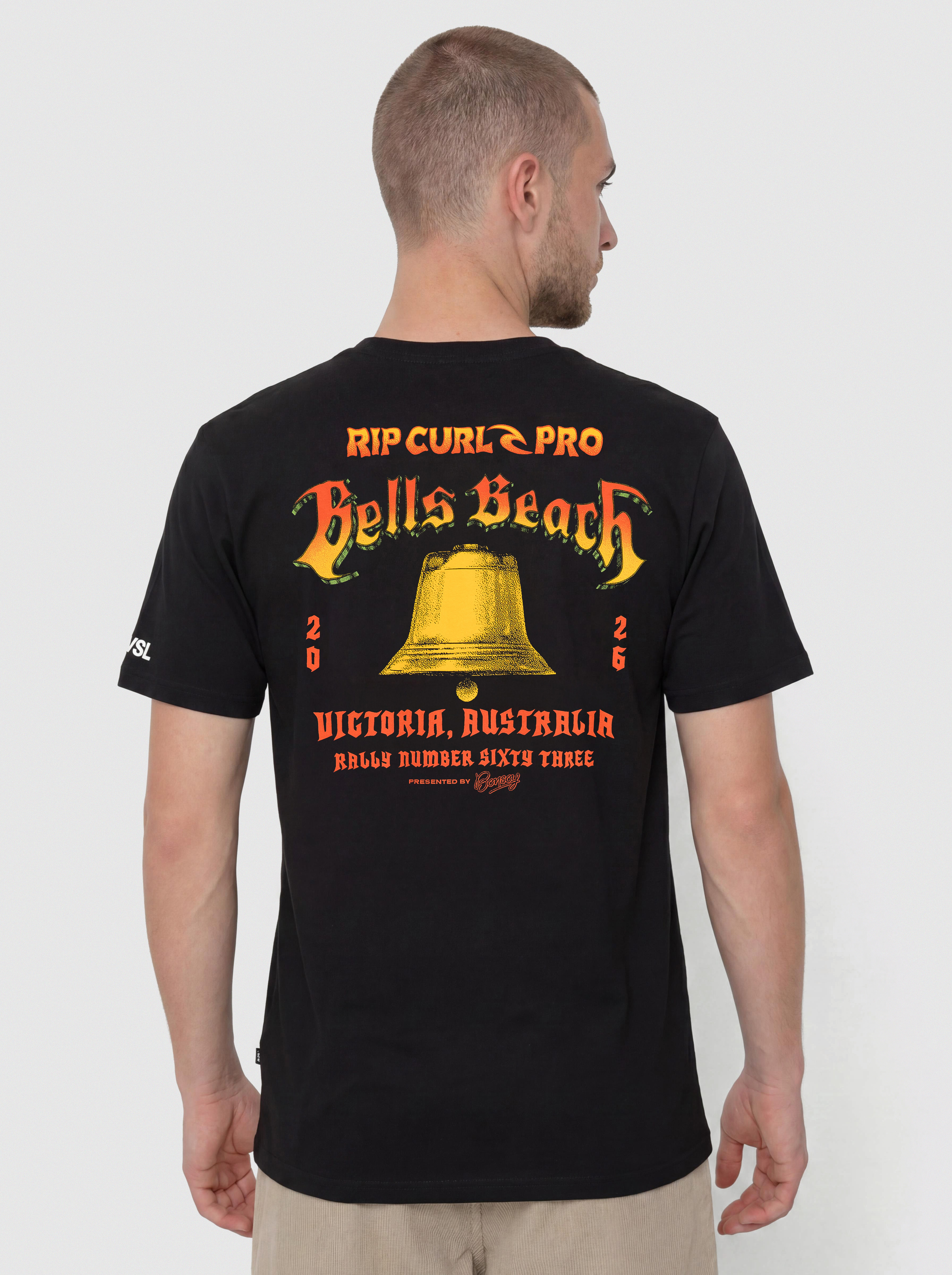 Rip Curl Bells Pro 26 Bell Logo Póló (black)