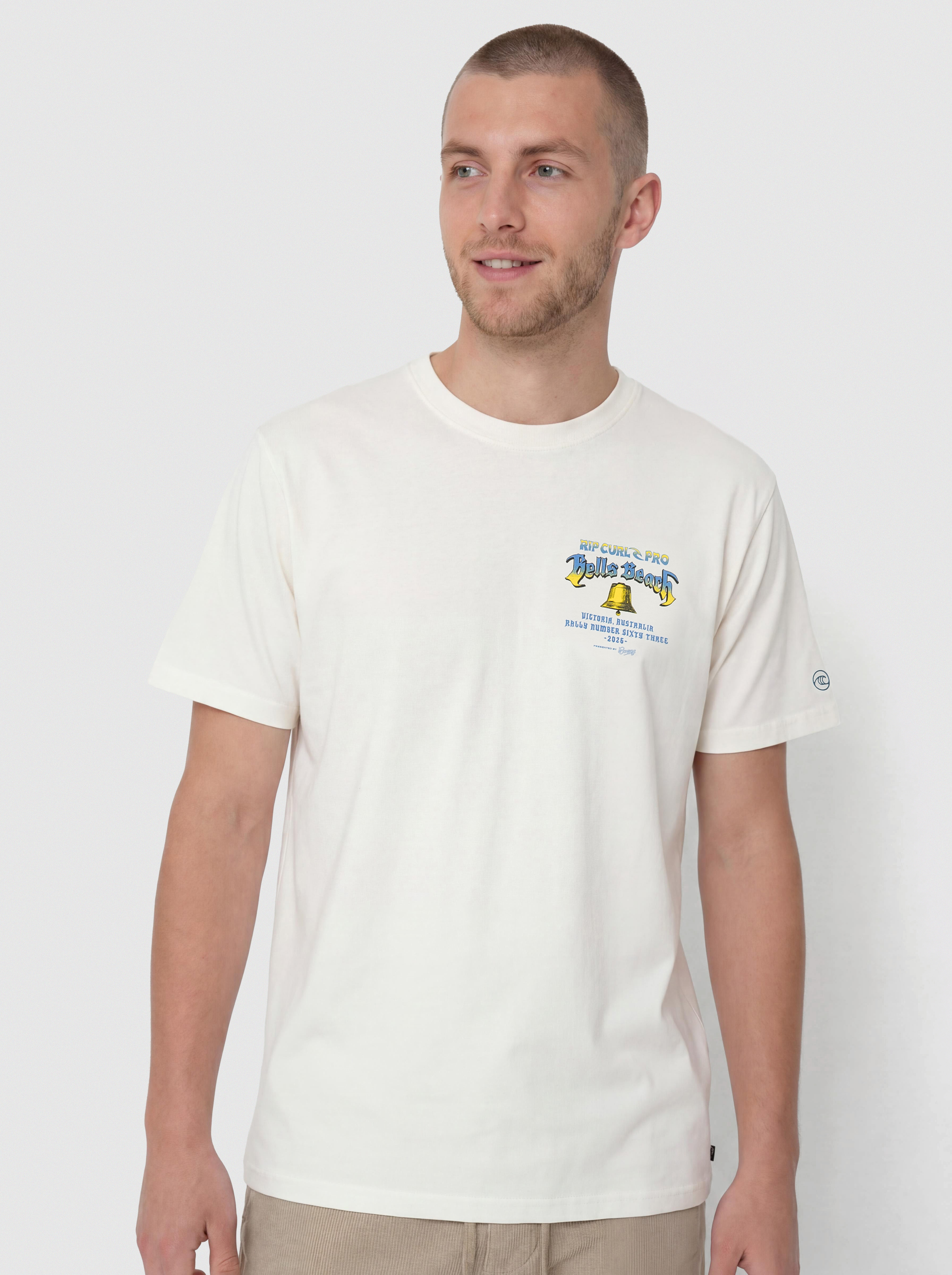 Rip Curl Bells Pro 26 Bell Logo Póló (bone)
