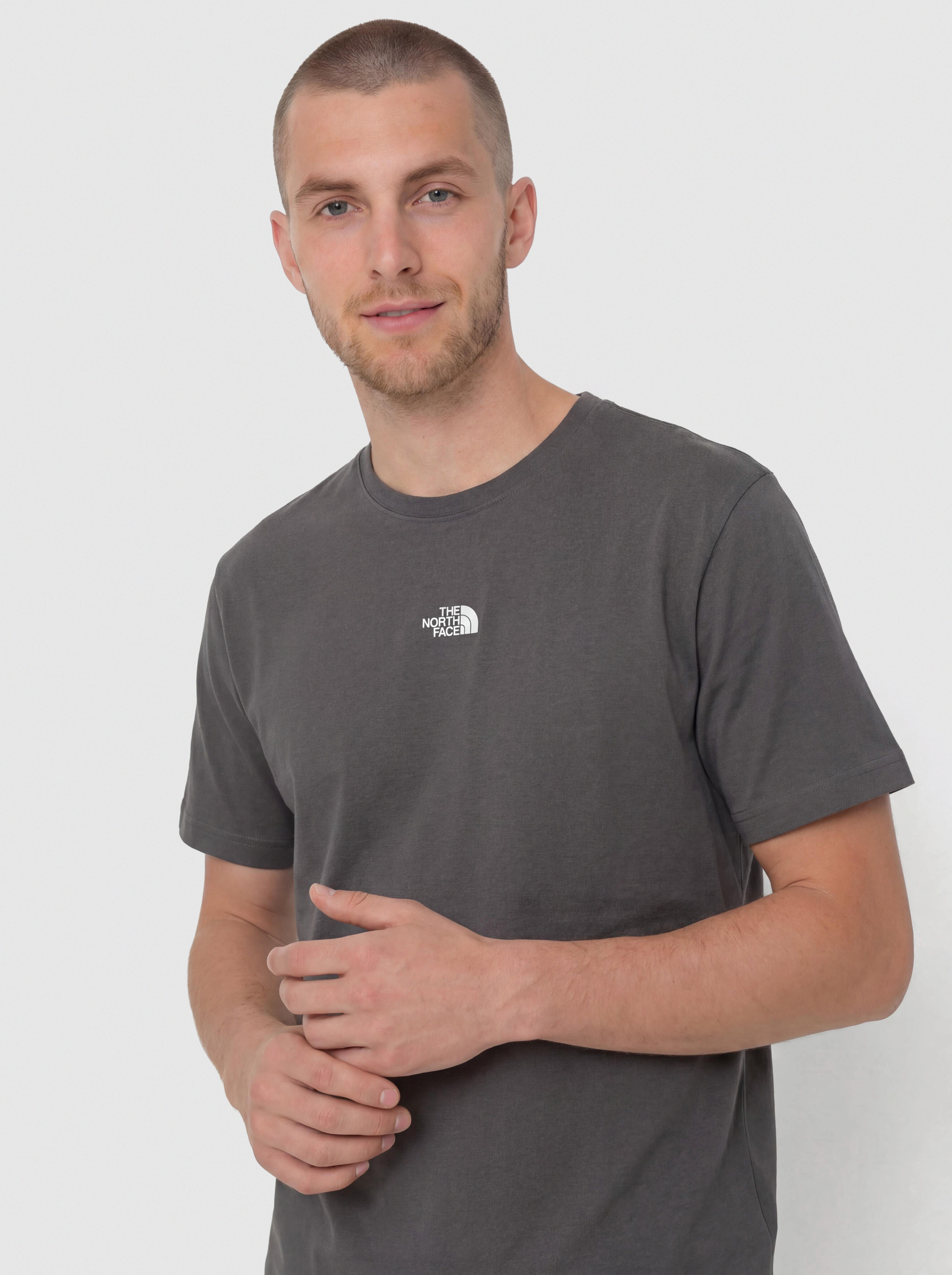 Póló The North Face Essential Center Logo Relaxed (anthracite grey)