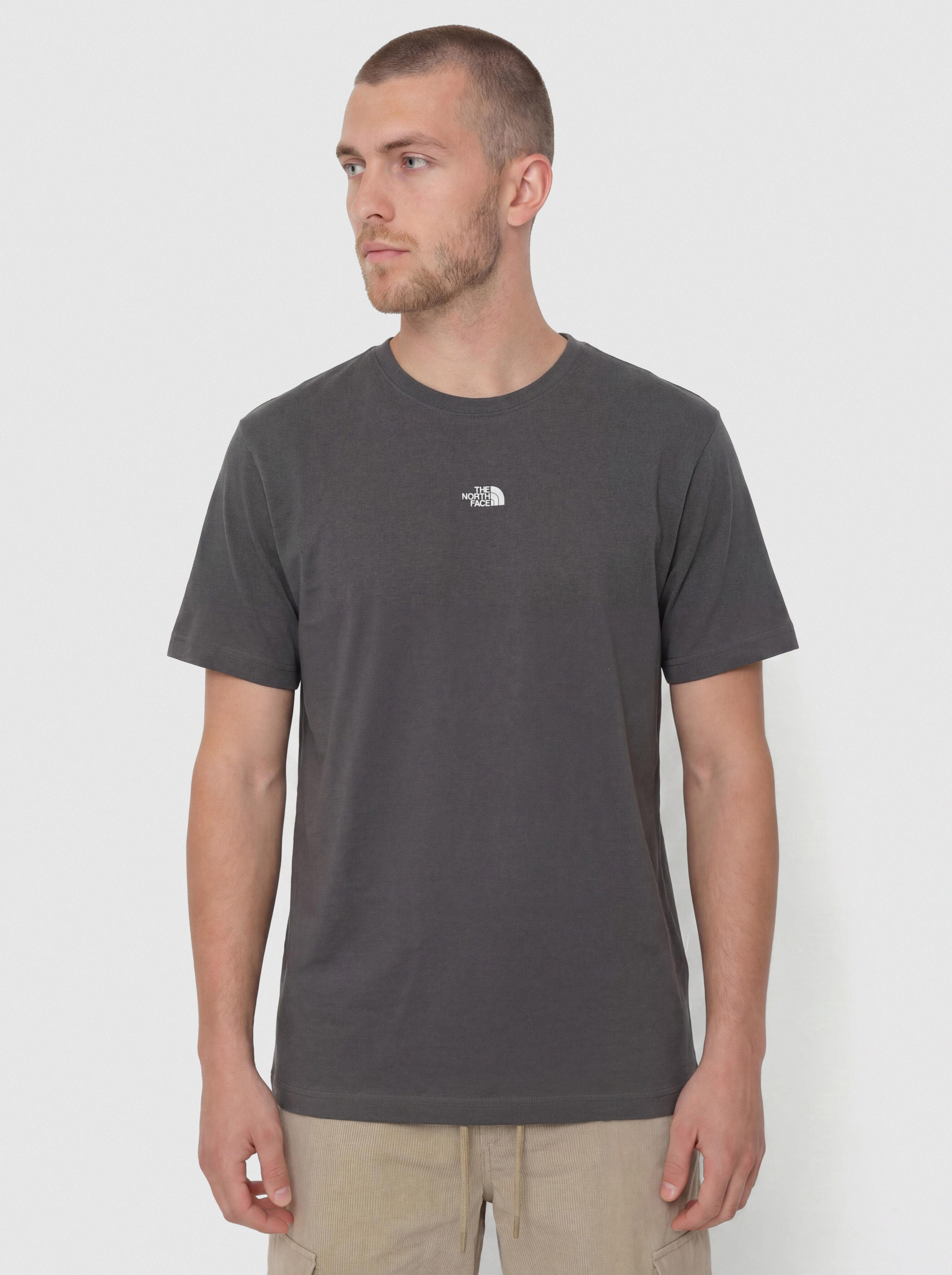 Póló The North Face Essential Center Logo Relaxed (anthracite grey)