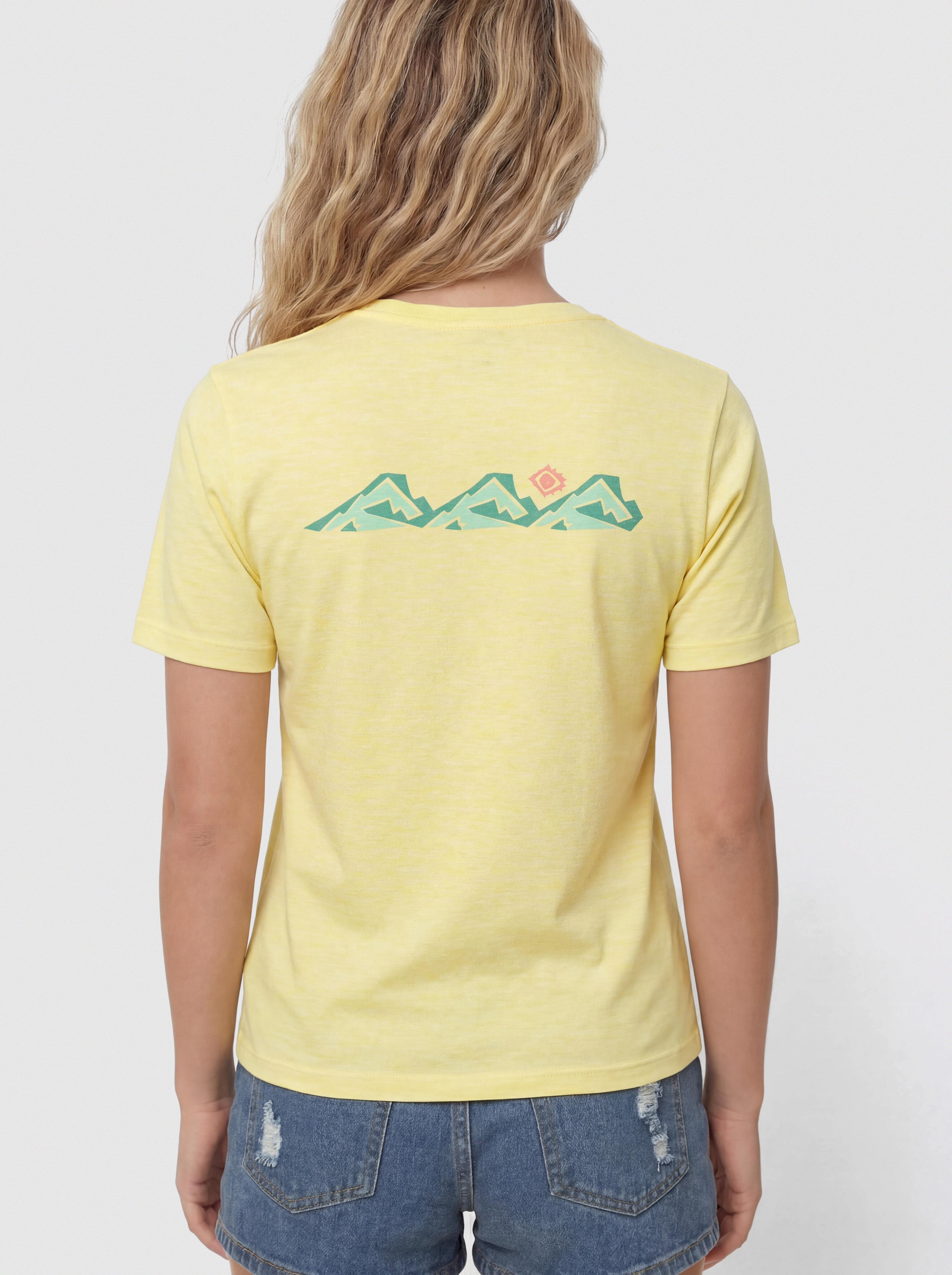 Pu00f3lu00f3 Patagonia Capilene Cool Trailcheck Wmn (lemon zest)