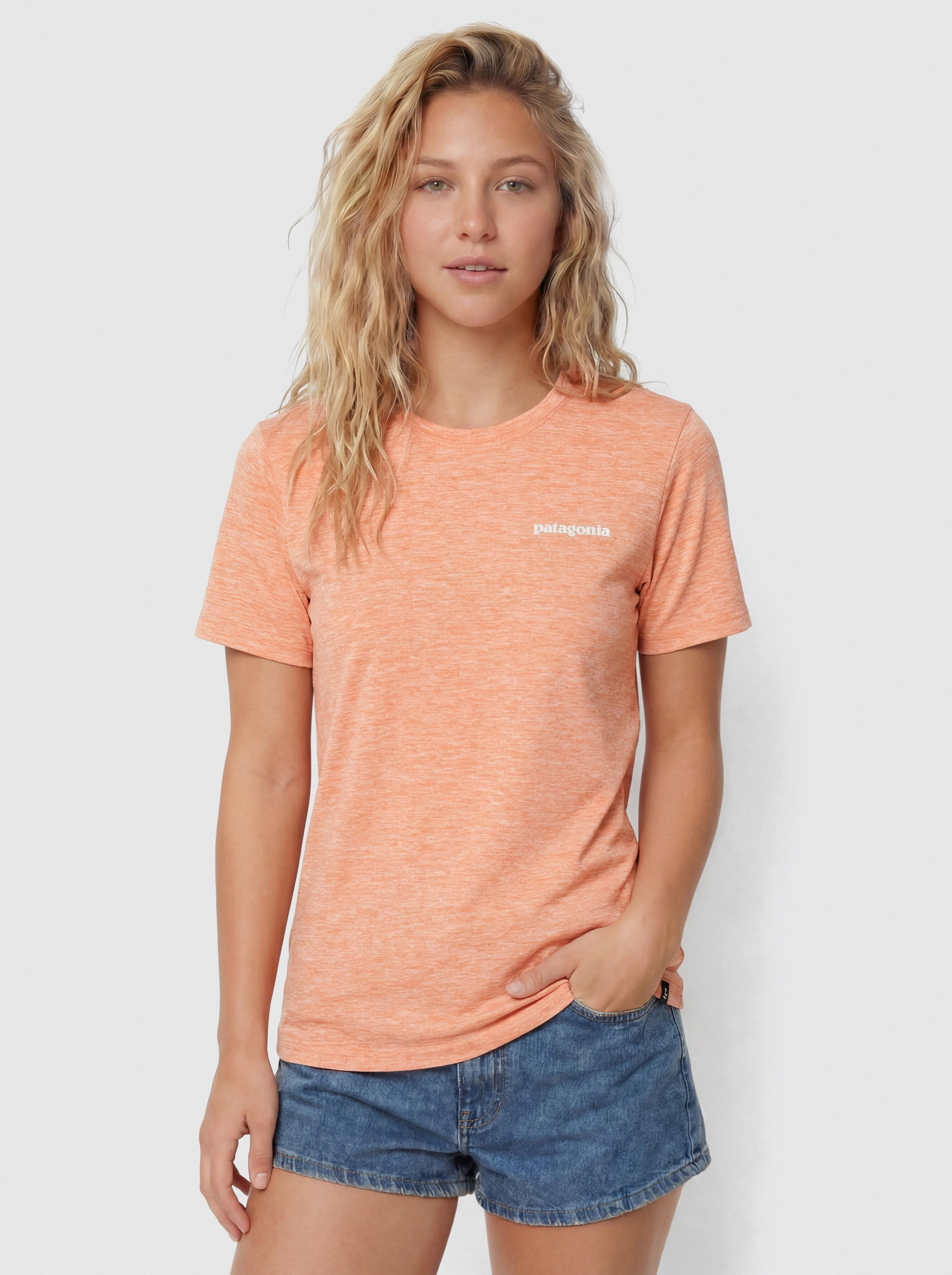 Póló Patagonia Capilene Cool Mother Rays Wmn (peach sherbet)