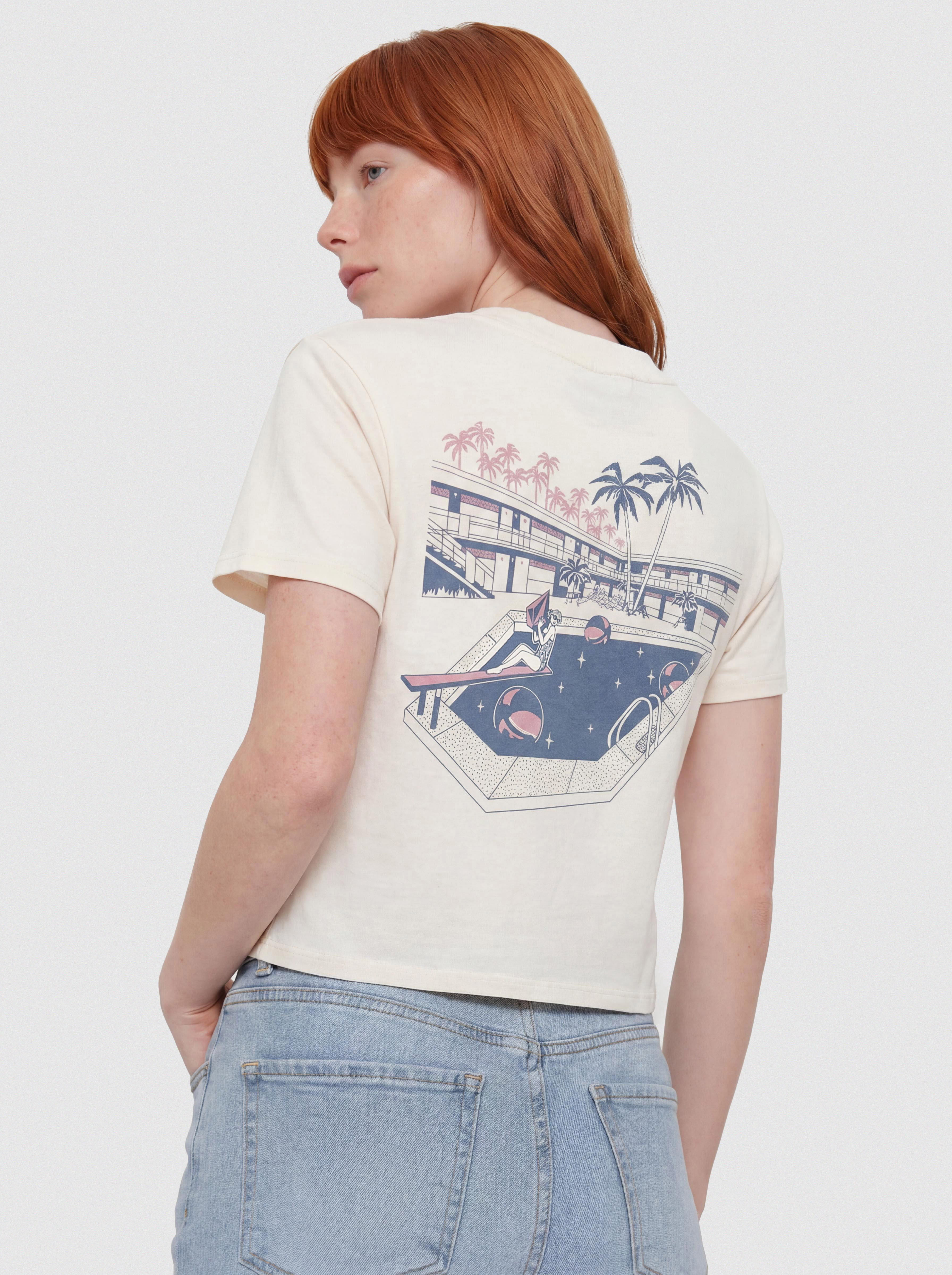 Volcom Pocket Dial Wmn Póló (vintage white)
