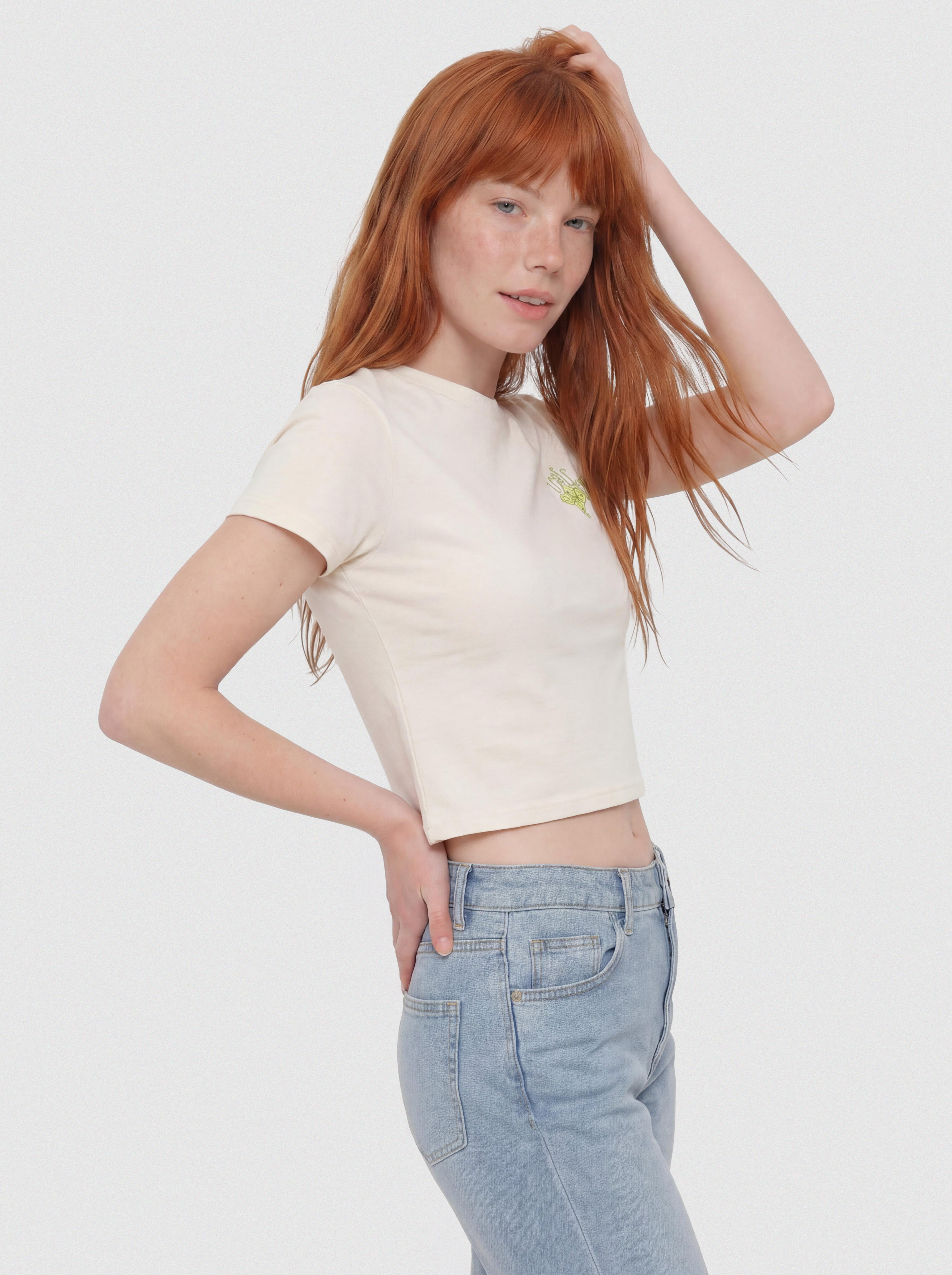 Volcom Moove On Wmn Póló (vintage white)