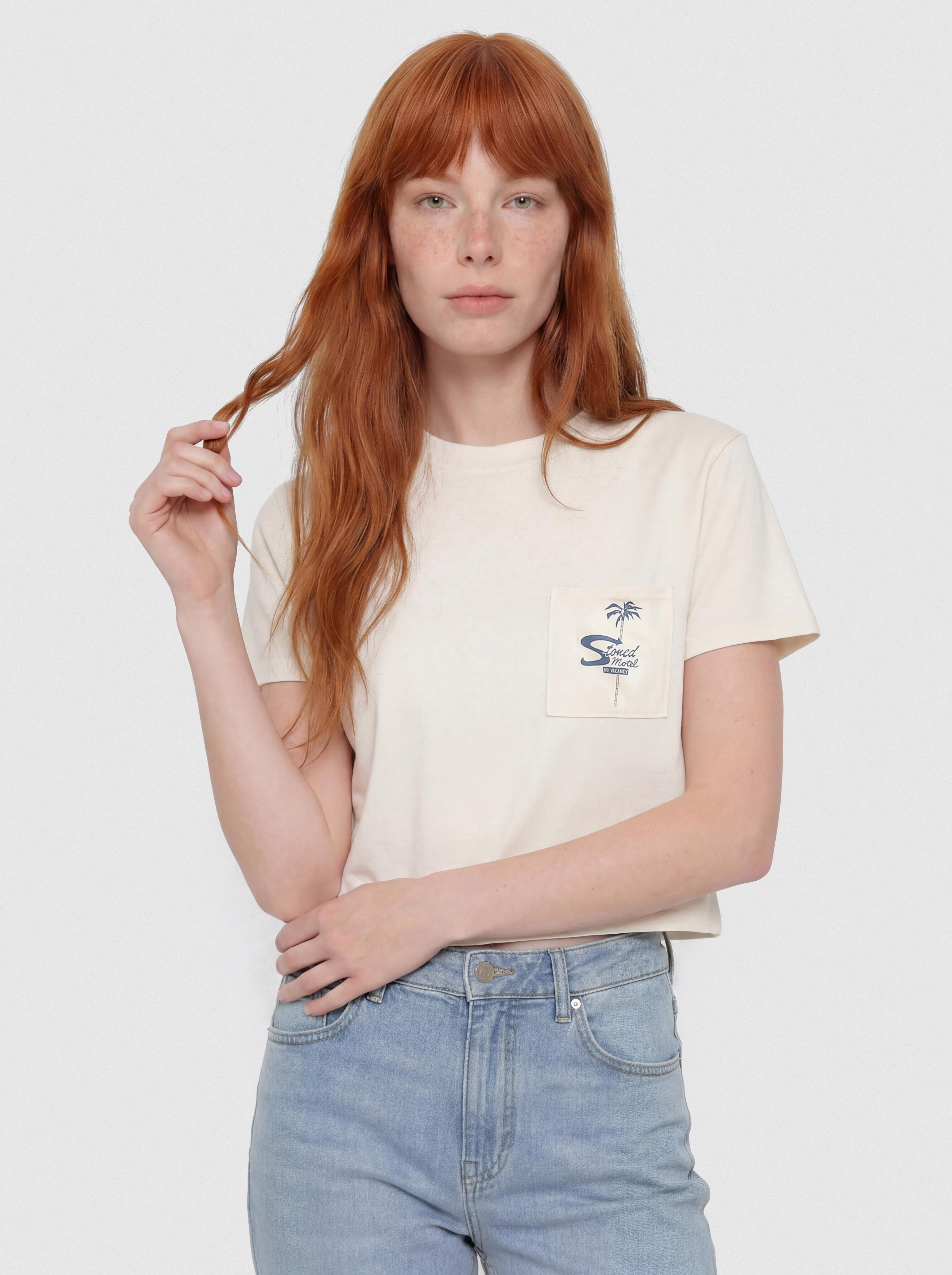 Volcom Pocket Dial Wmn Póló (vintage white)
