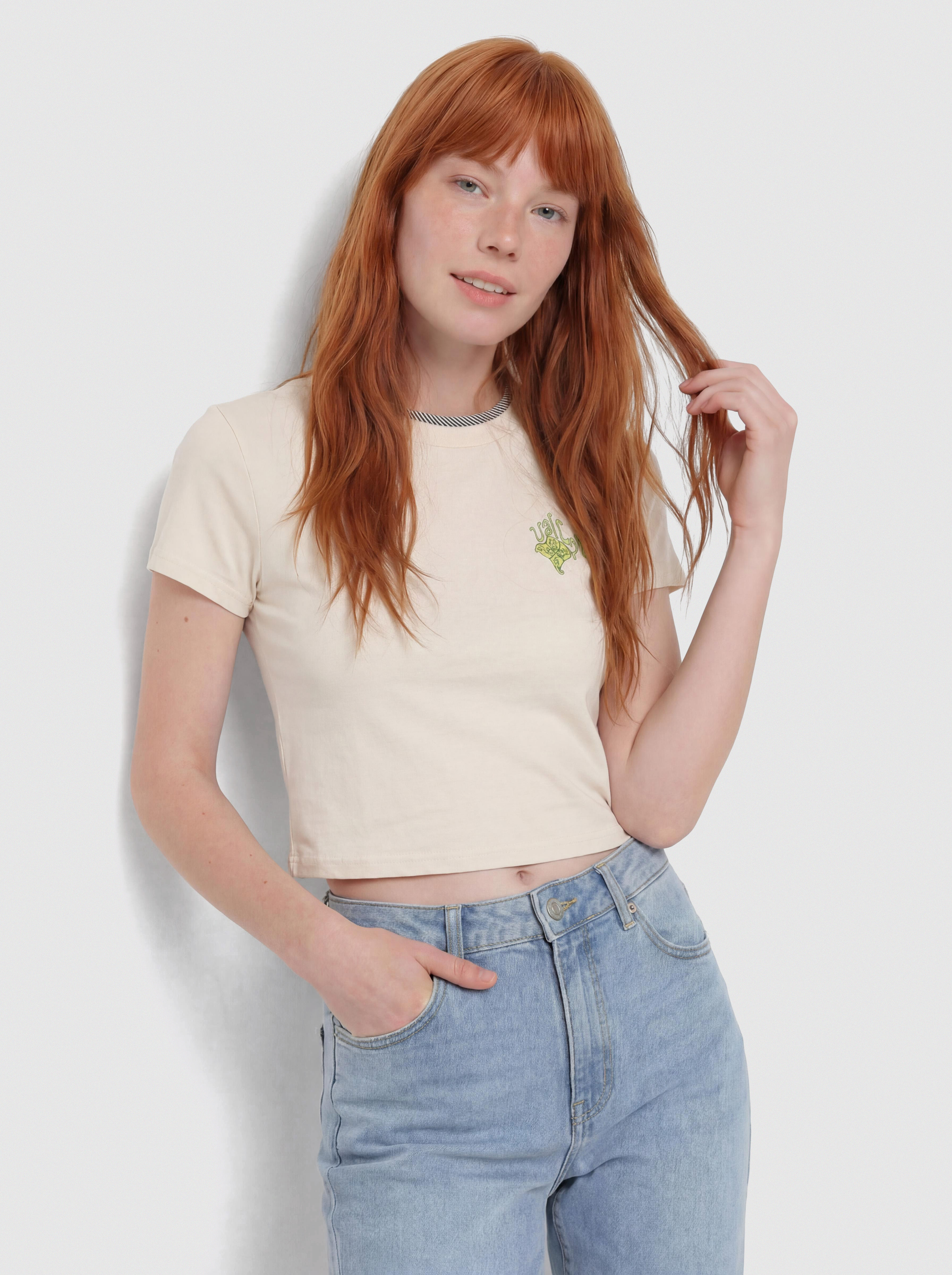 Volcom Moove On Wmn Póló (vintage white)