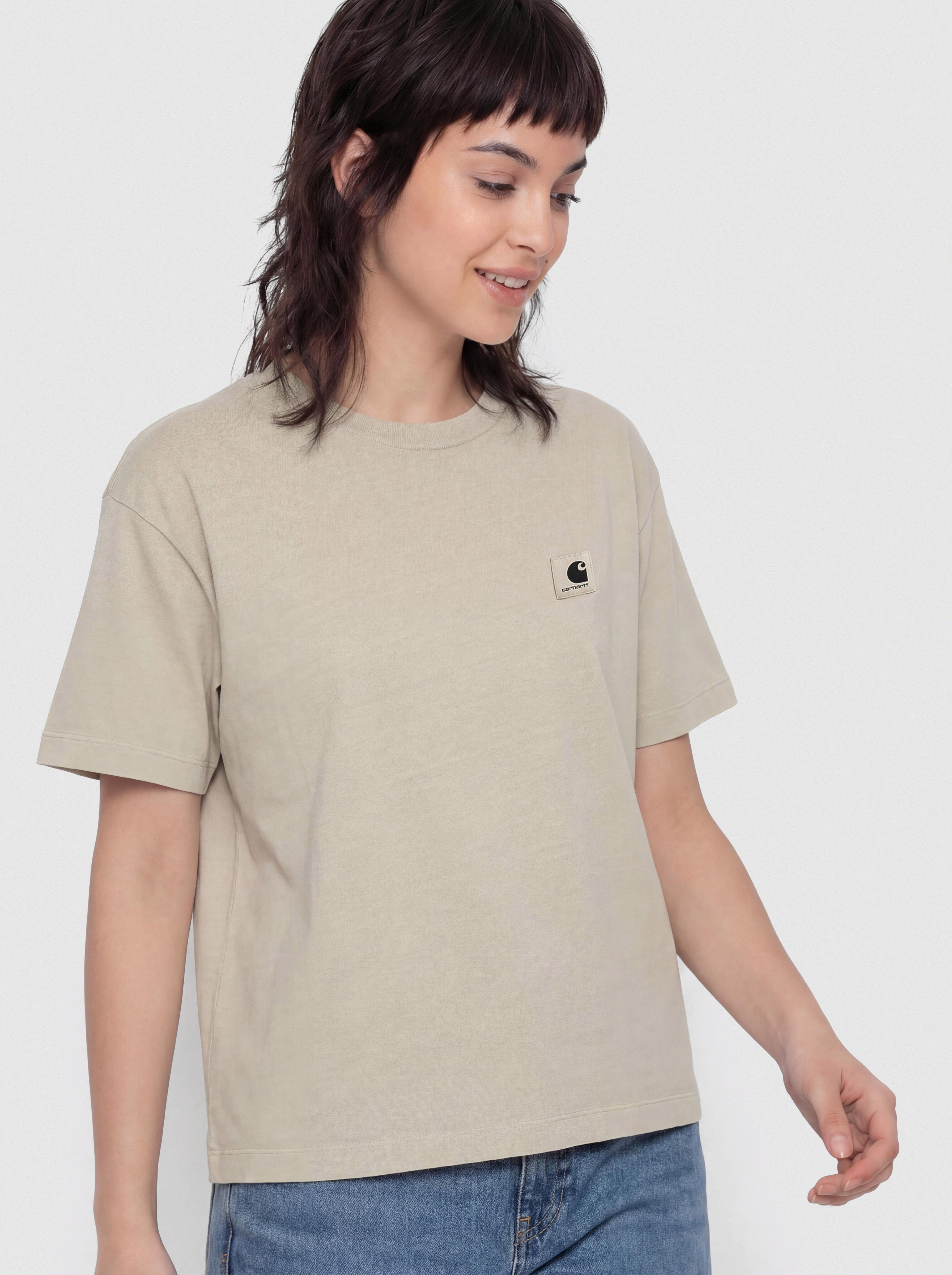 Póló Carhartt WIP Nelson Wmn (stone)