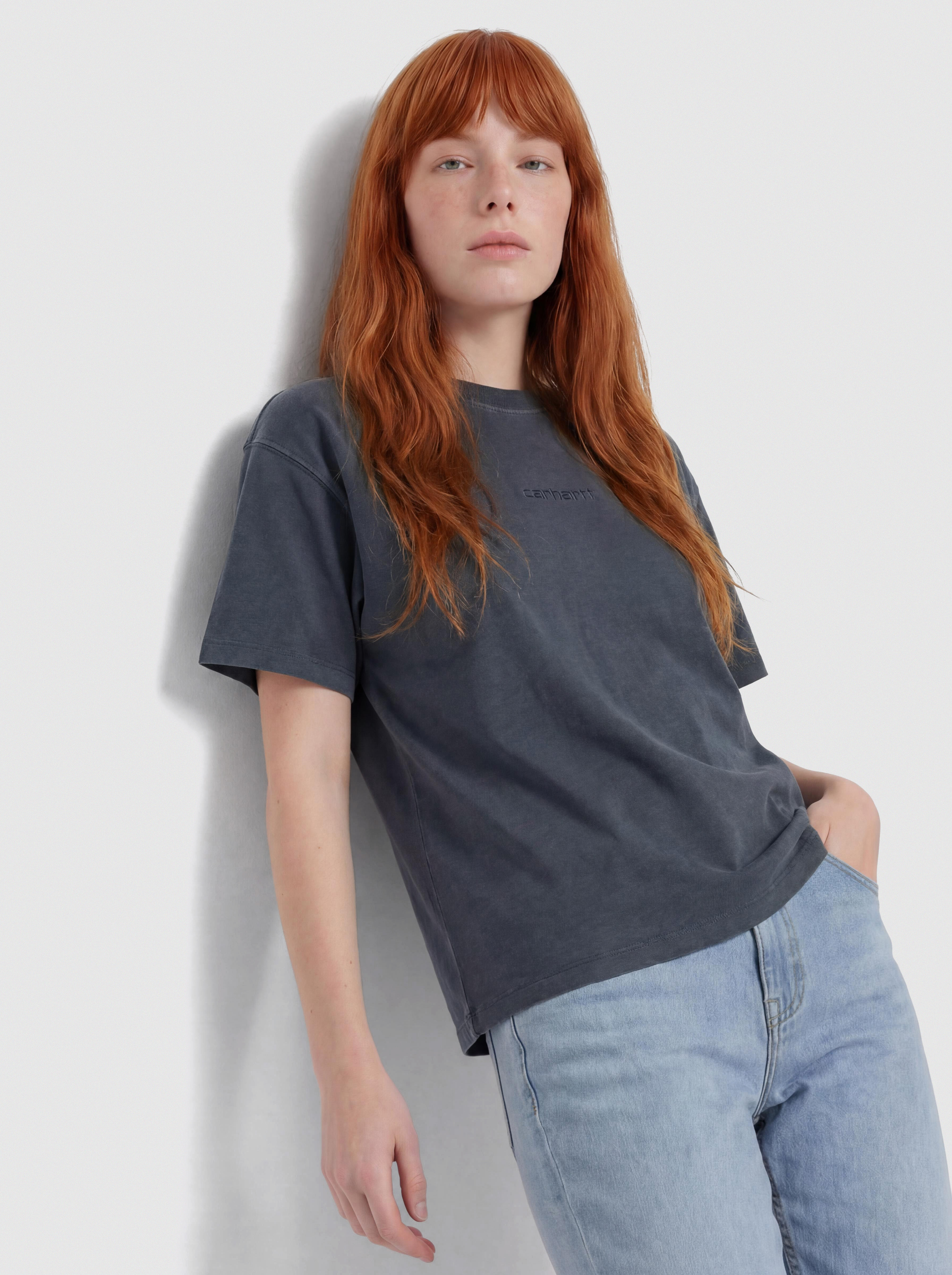 Carhartt WIP Benton Wmn Póló (carbon)