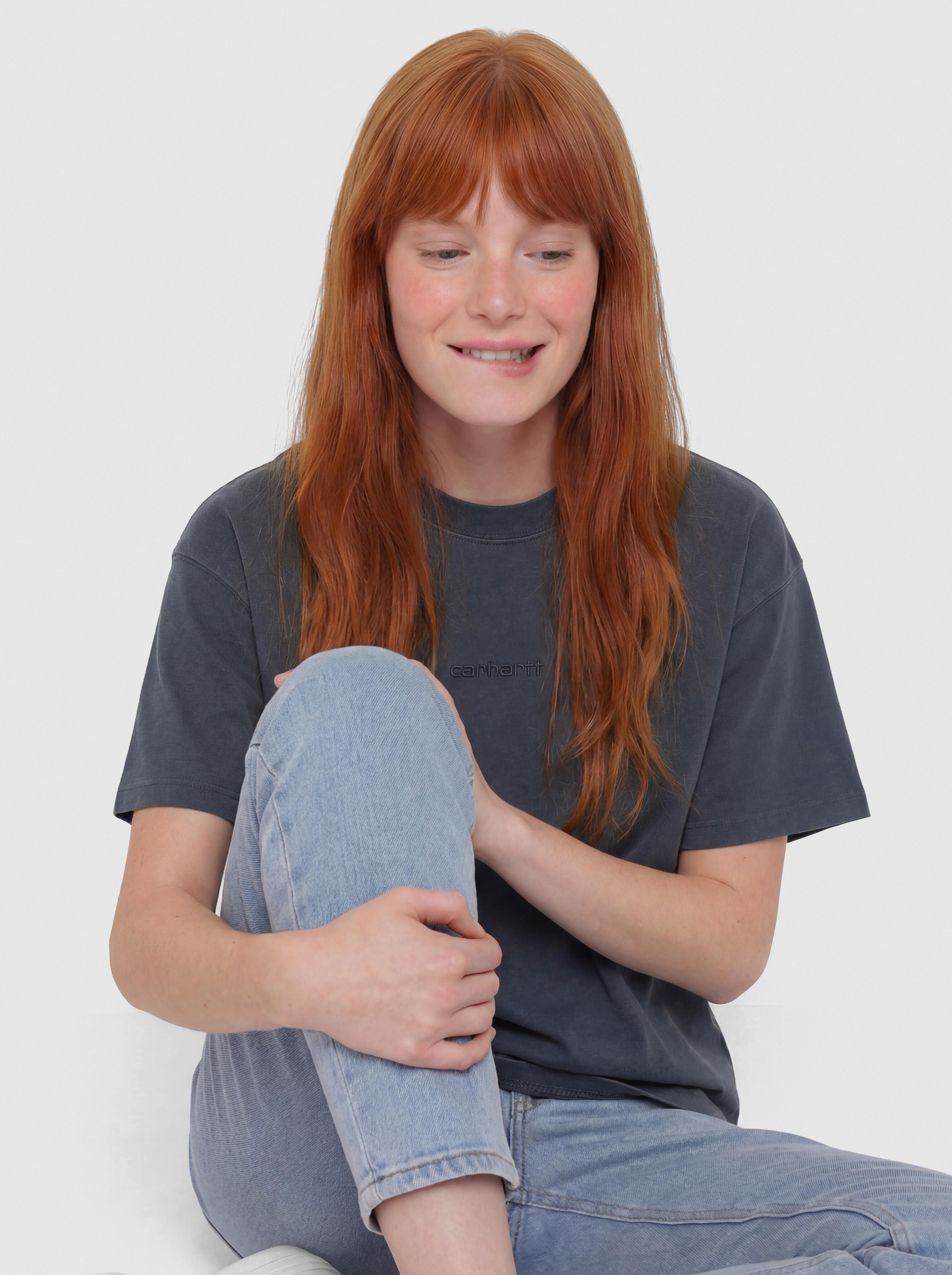 Carhartt WIP Benton Wmn Póló (carbon)