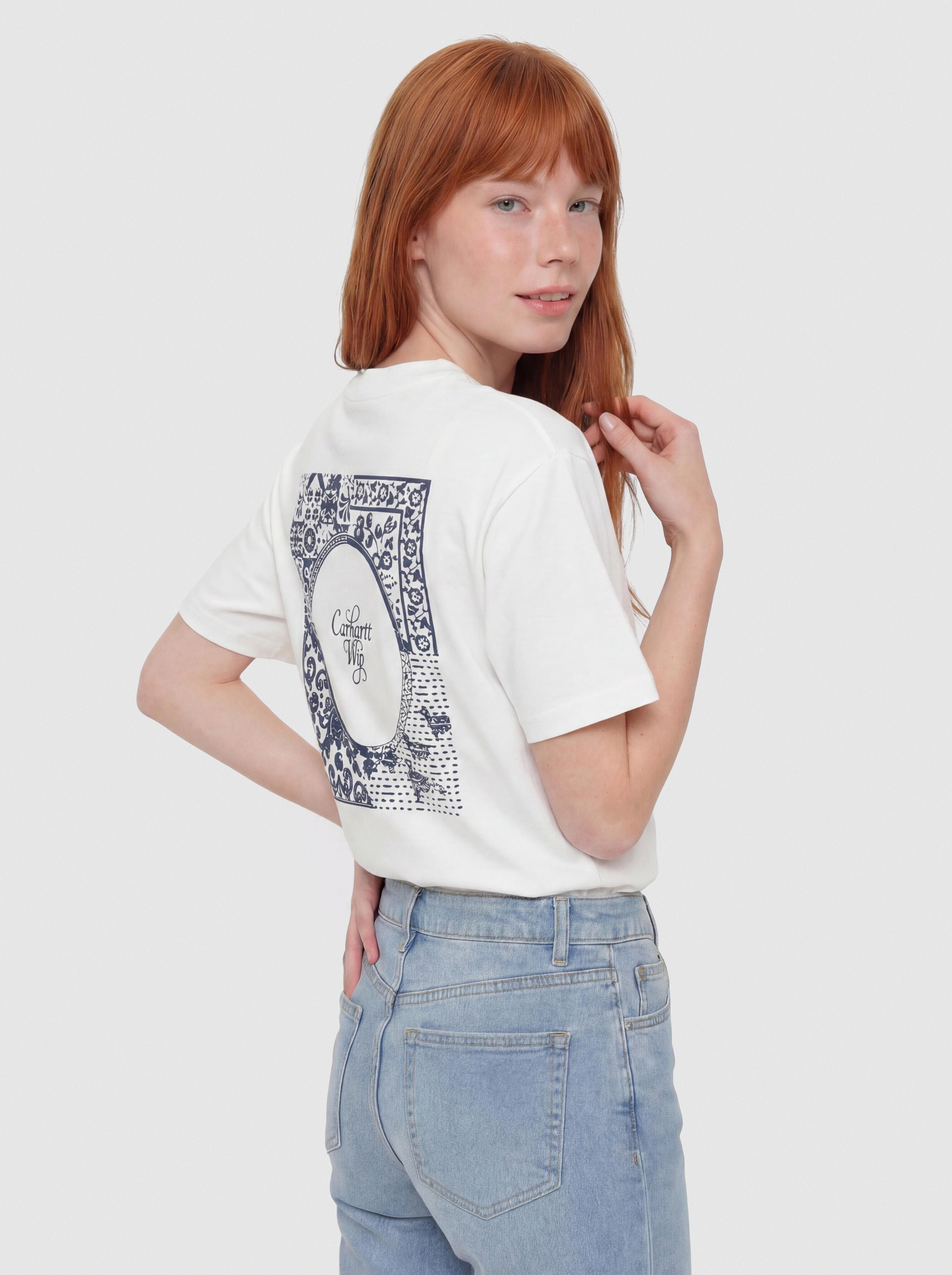 Carhartt WIP Vestige Wmn Pu00f3lu00f3 (white)
