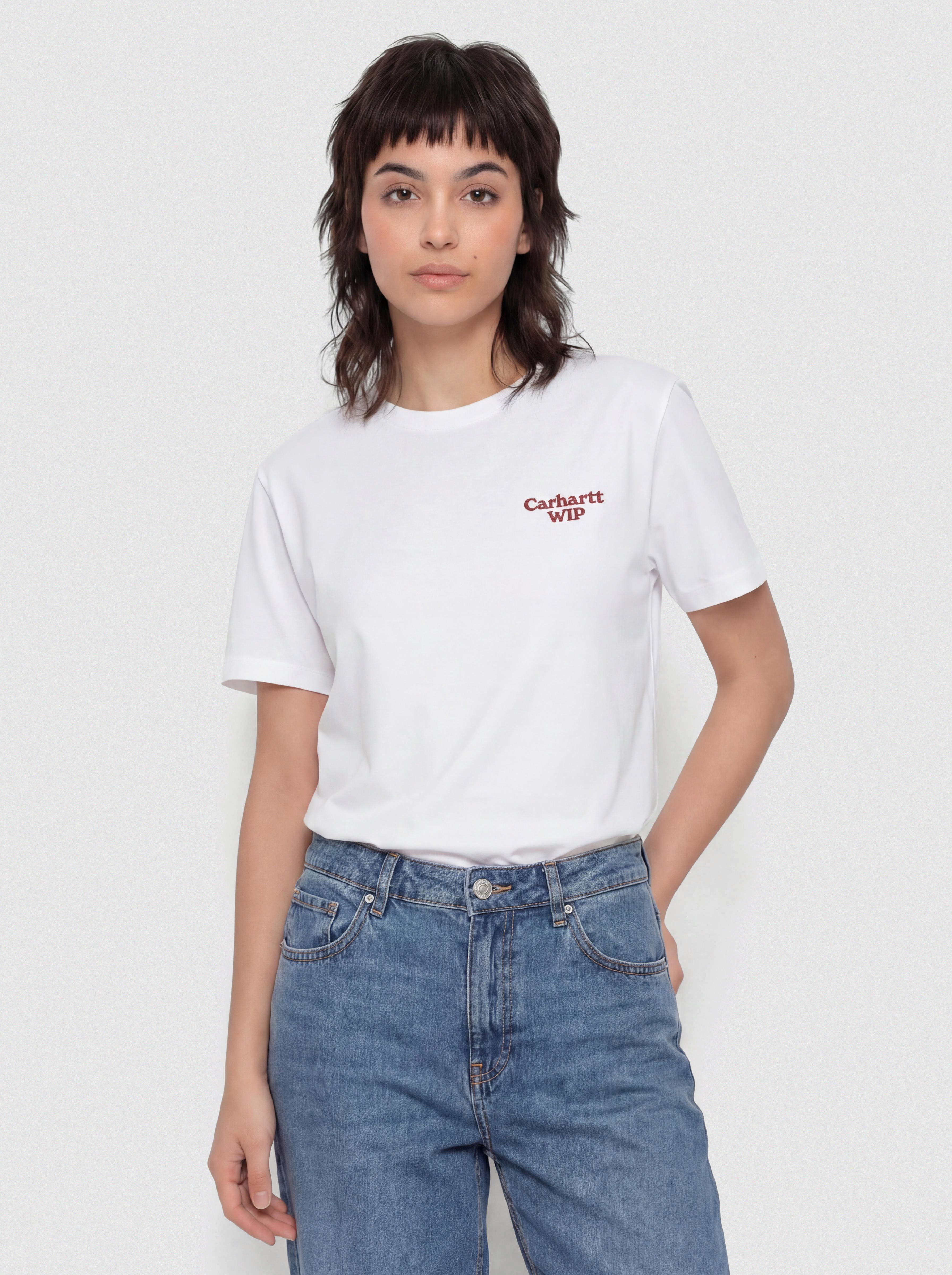 Póló Carhartt WIP Spoiled Wmn (white)