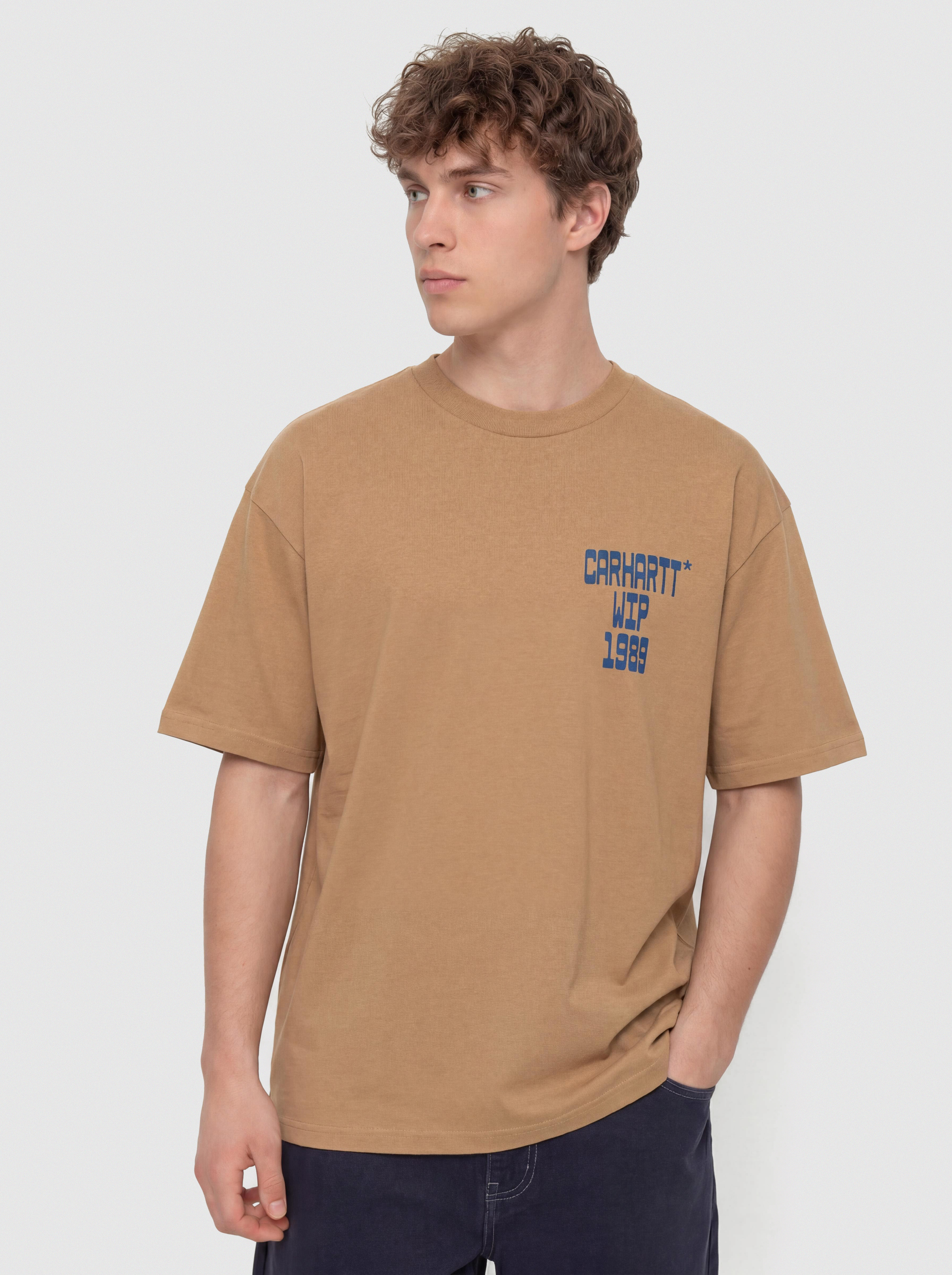 Póló Carhartt WIP Blocks (peanut)