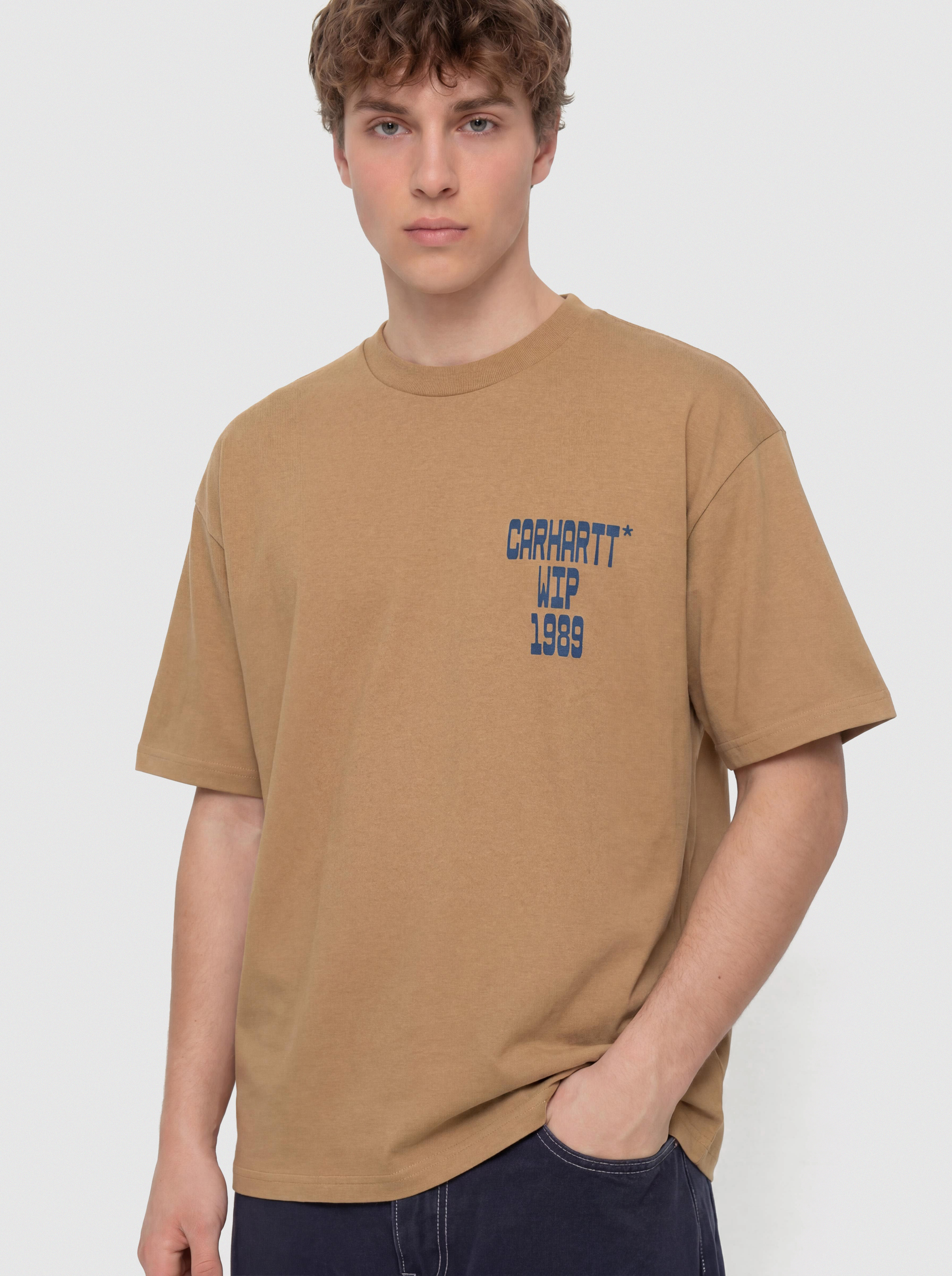 Póló Carhartt WIP Blocks (peanut)