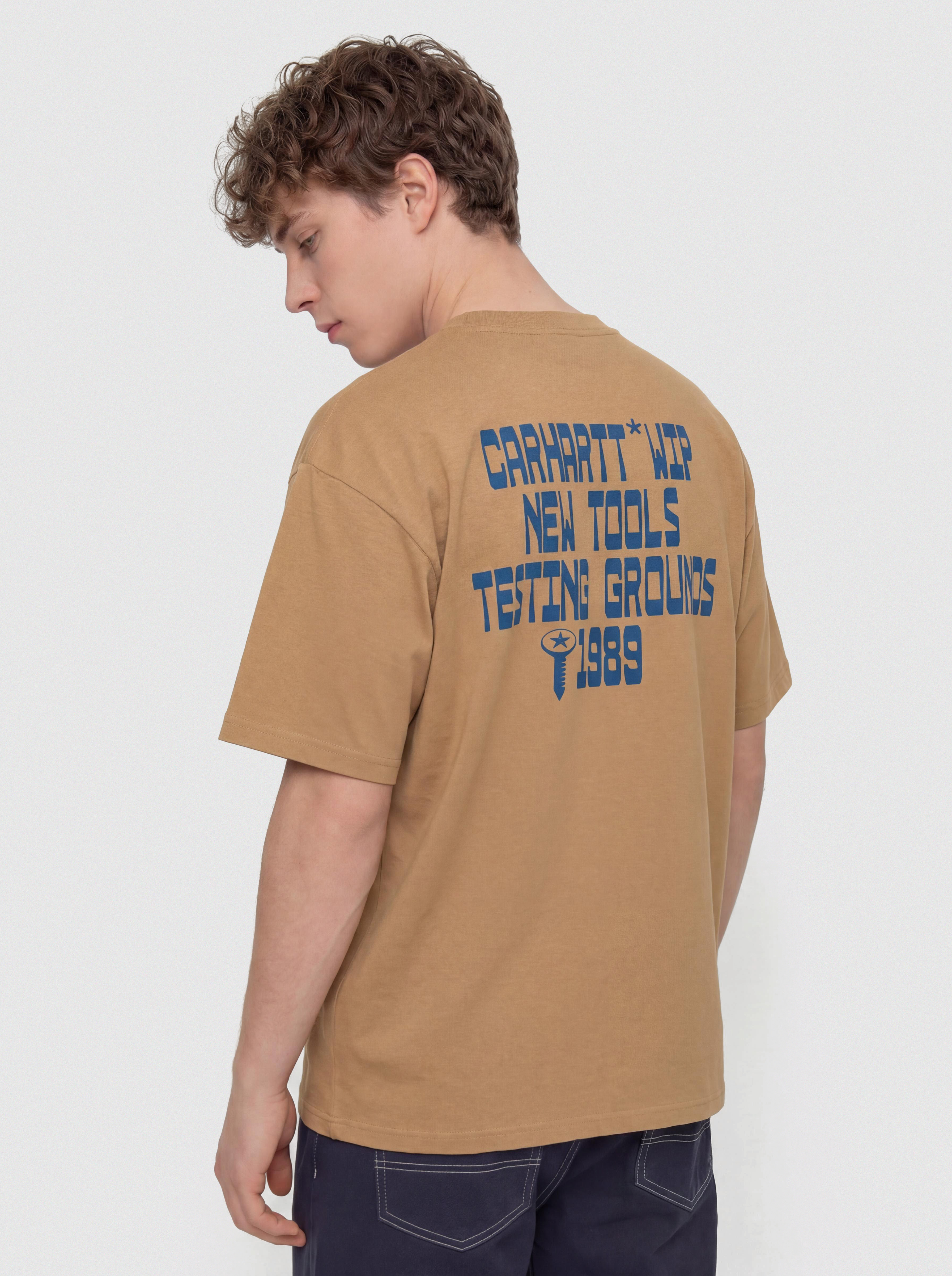 Póló Carhartt WIP Blocks (peanut)