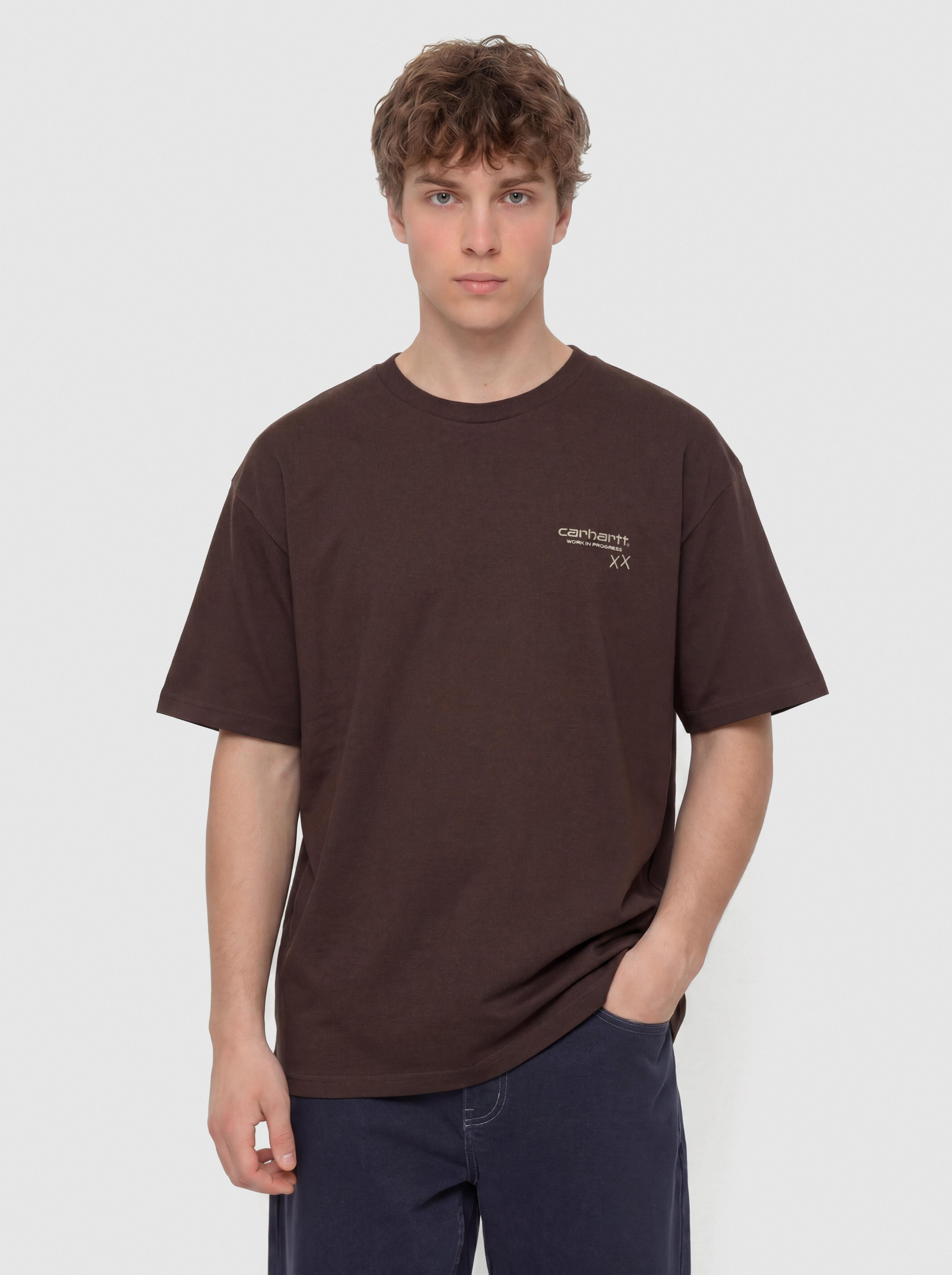 Póló Carhartt WIP Garble (palisander)