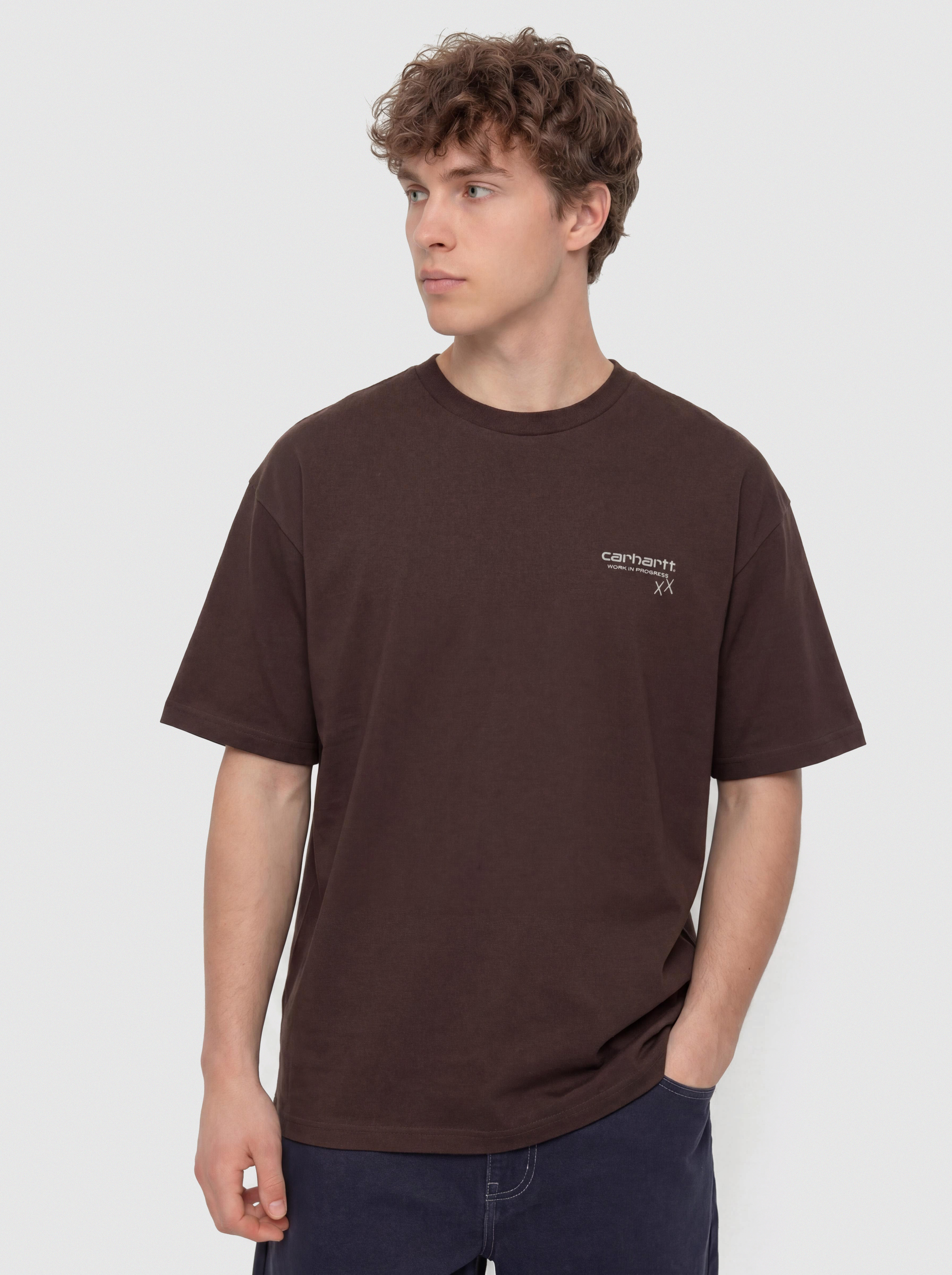 Póló Carhartt WIP Garble (palisander)