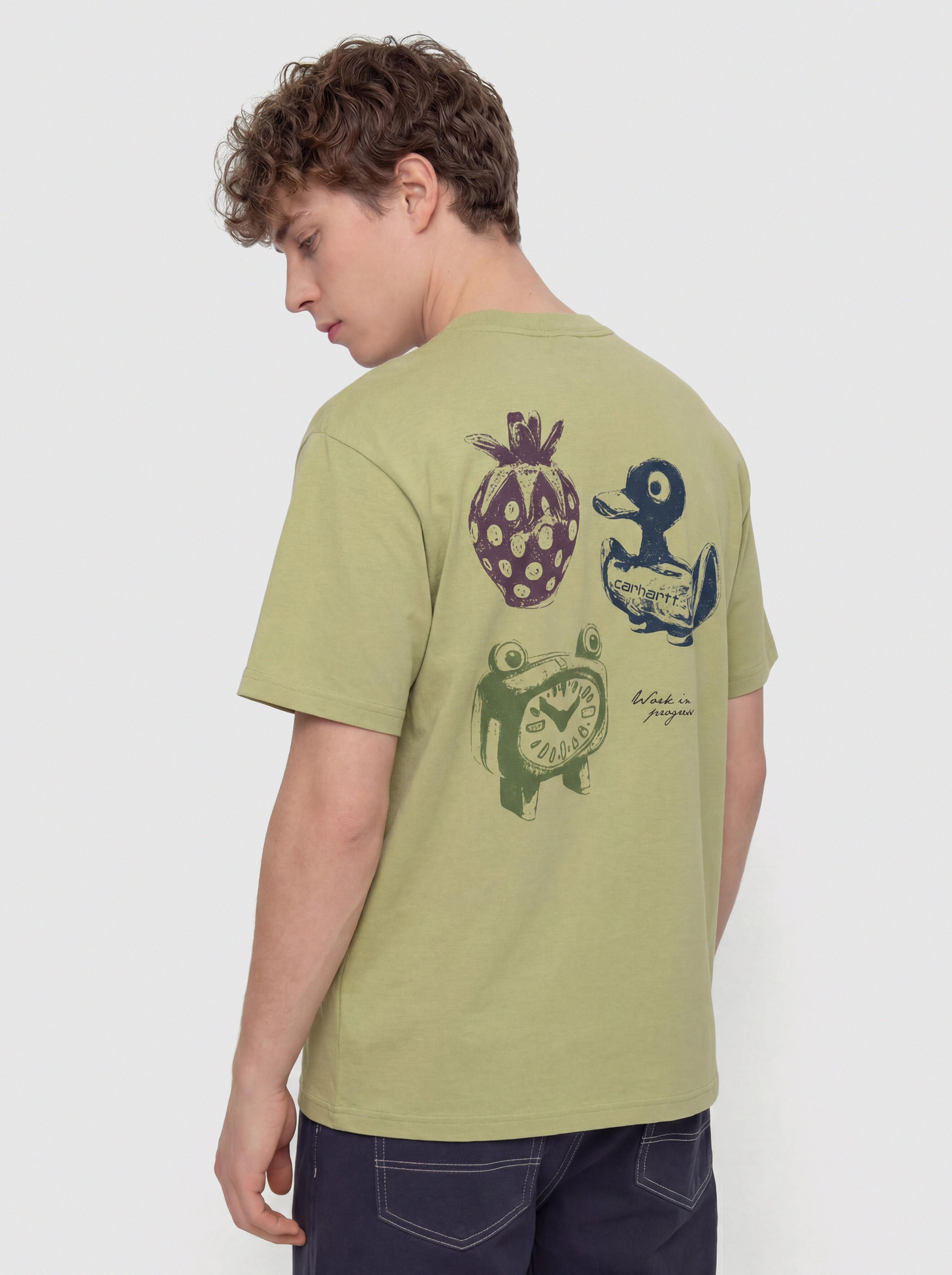 Póló Carhartt WIP Forma (gentle green)