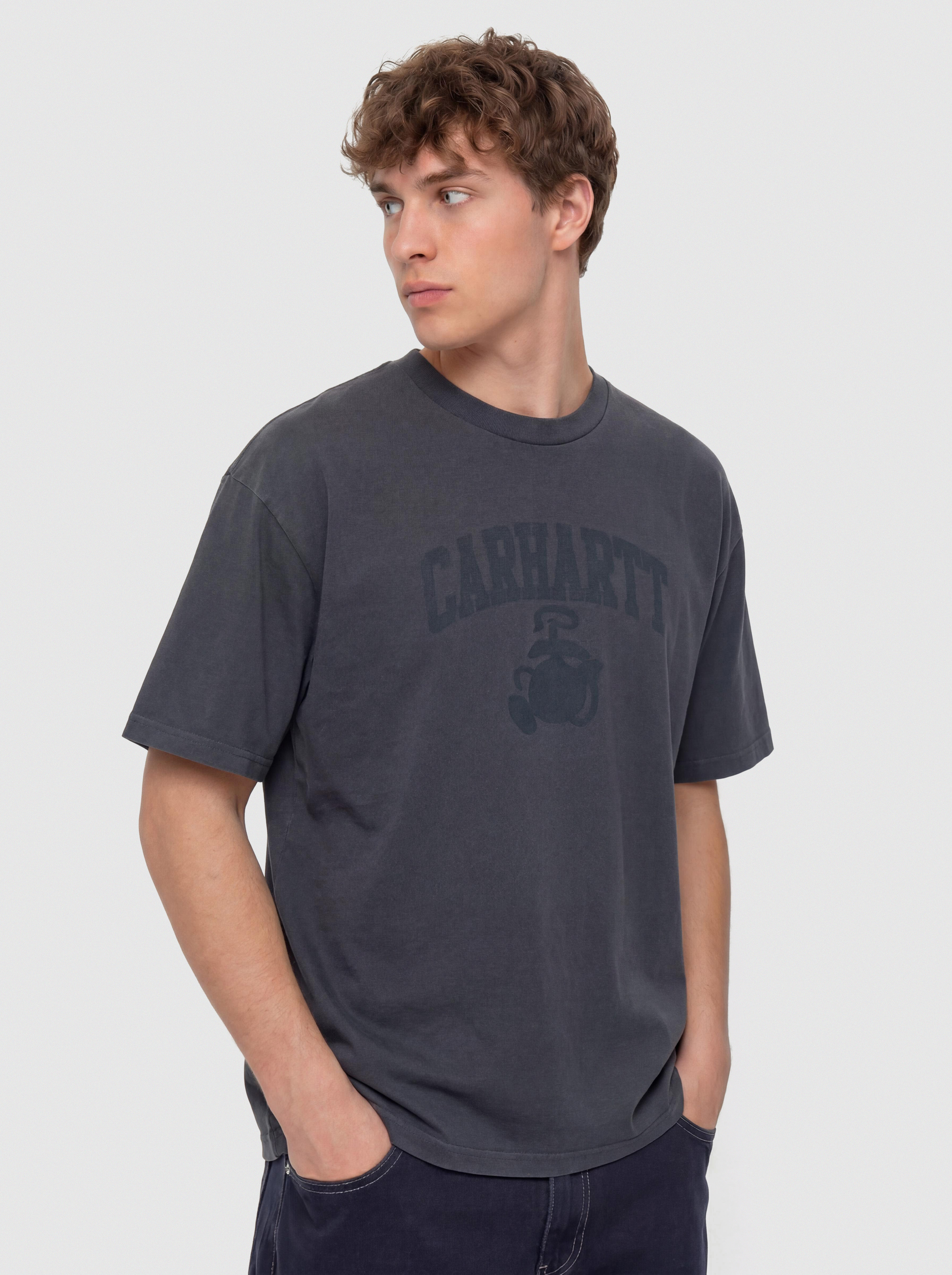 Carhartt WIP Faded Pond Corps Póló (deep night)