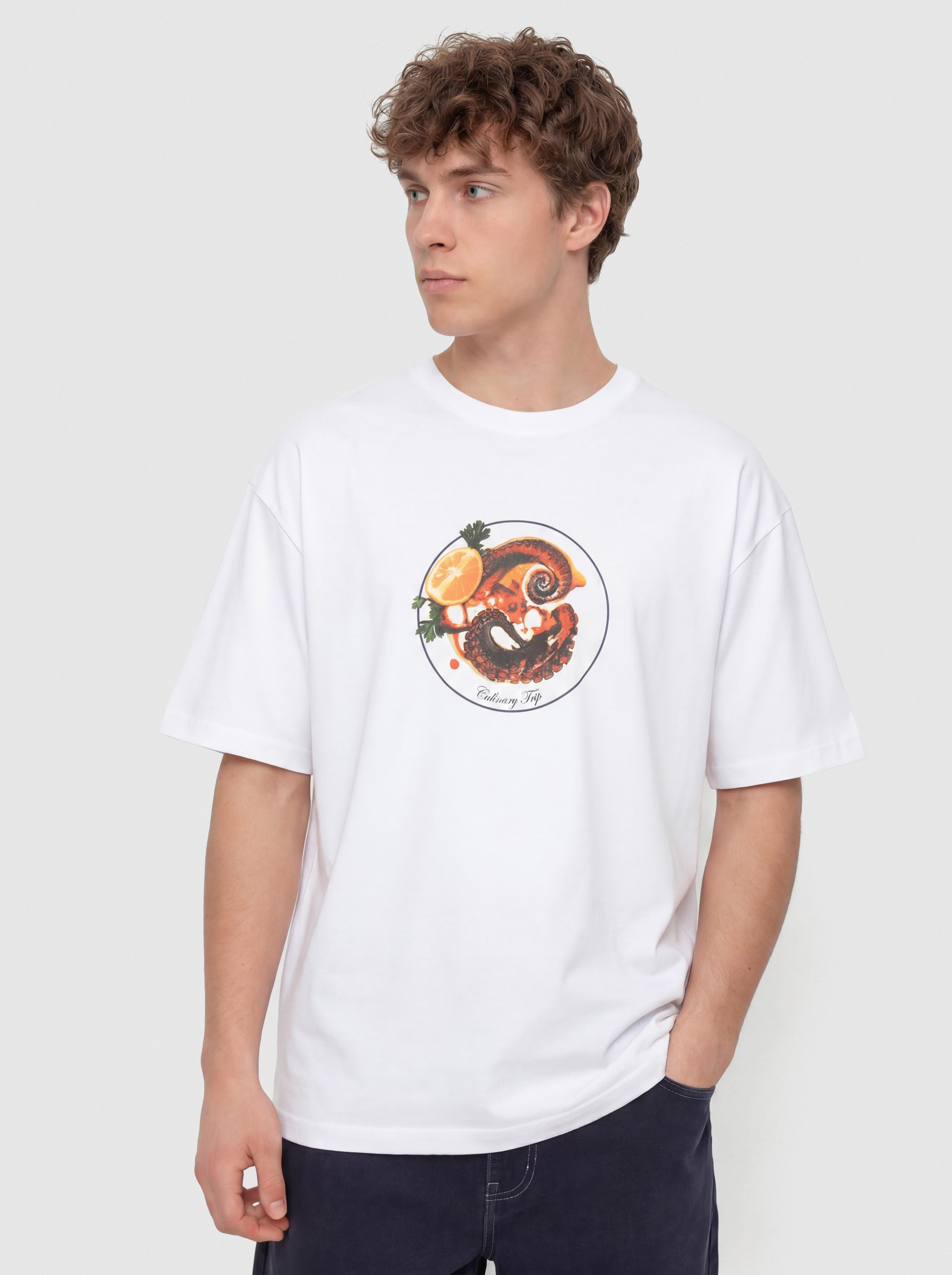 Póló Carhartt WIP Octopus (white)