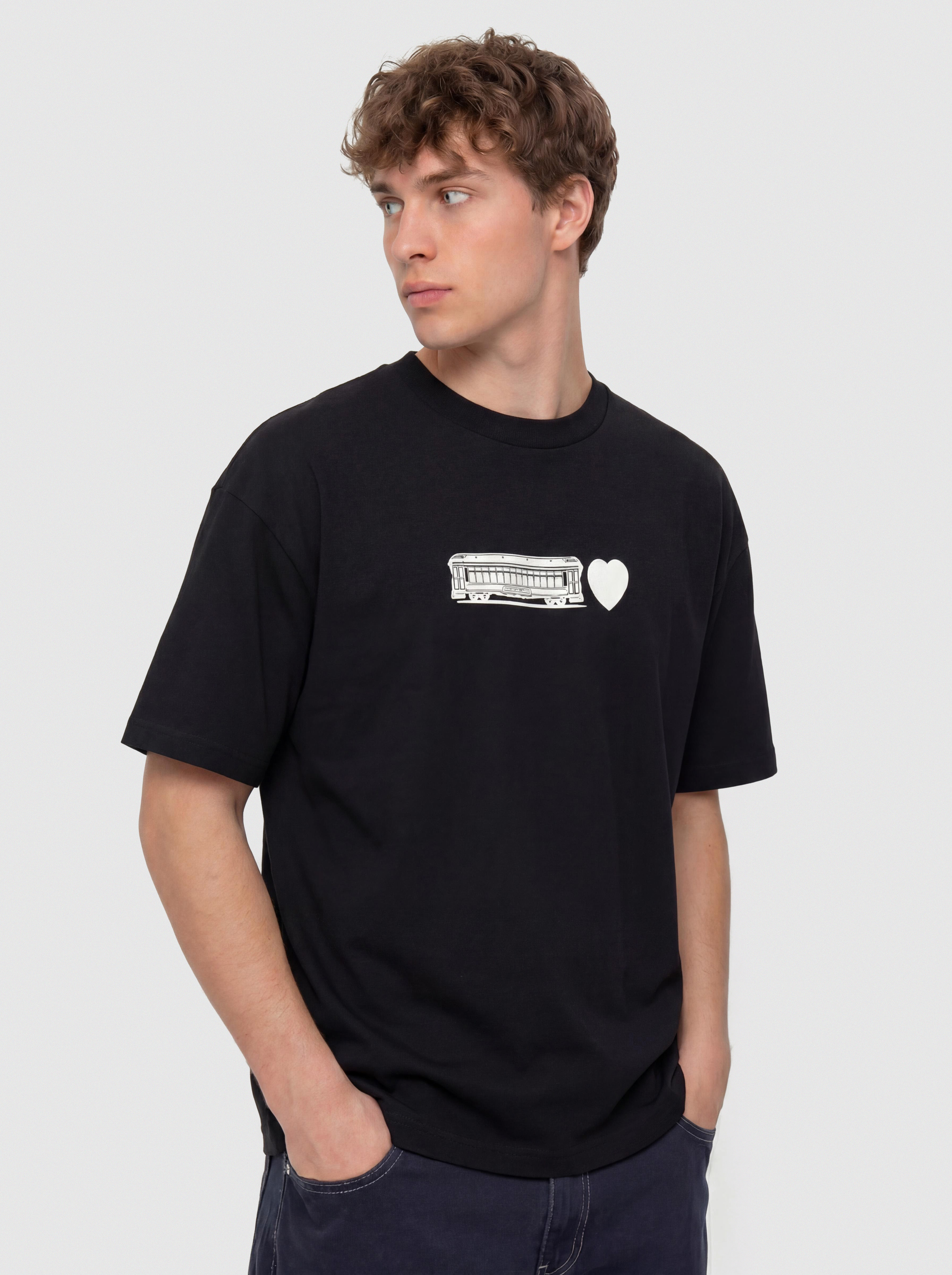 Carhartt WIP Deconstructed Label Póló (black)