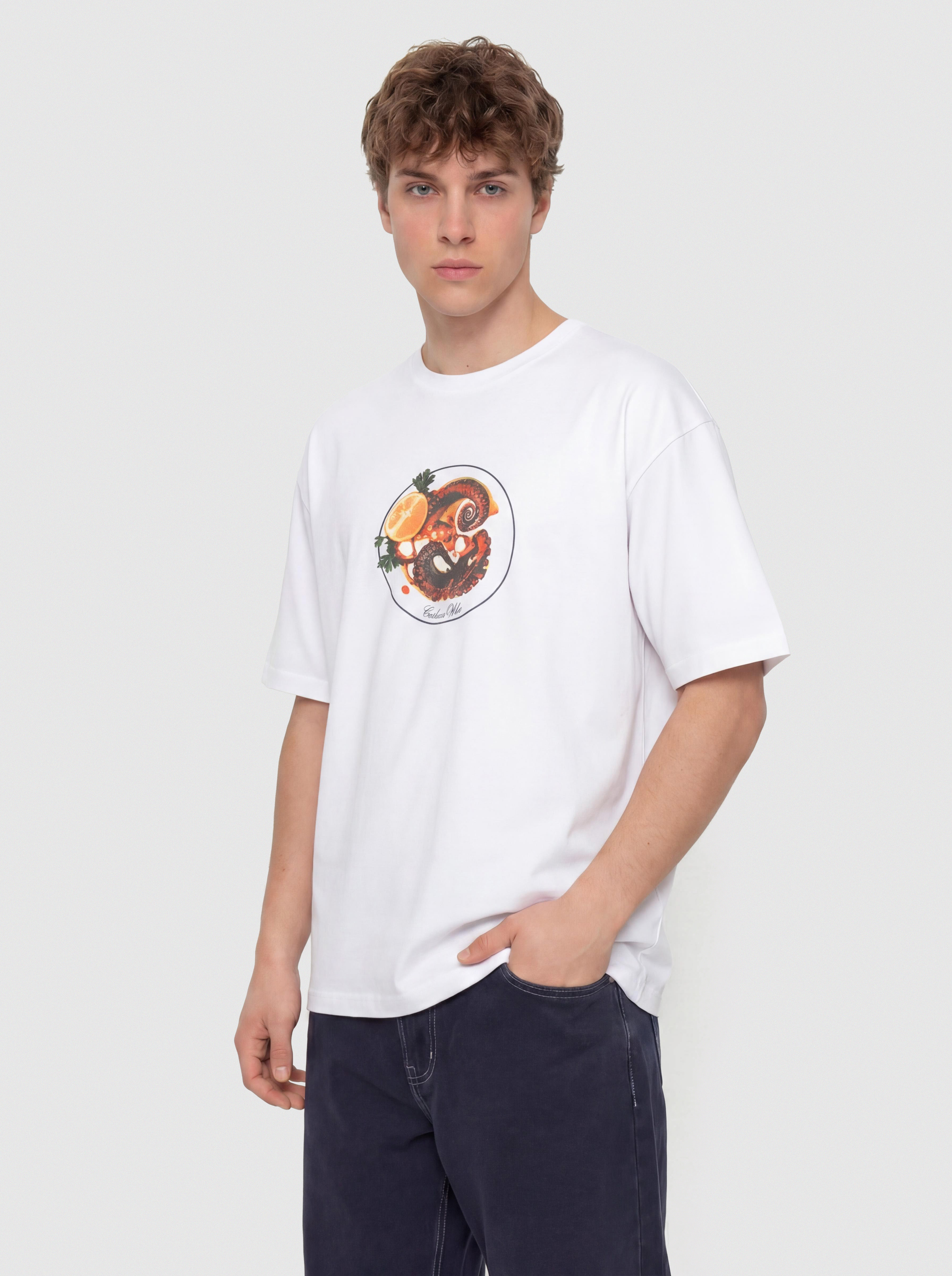 Póló Carhartt WIP Octopus (white)