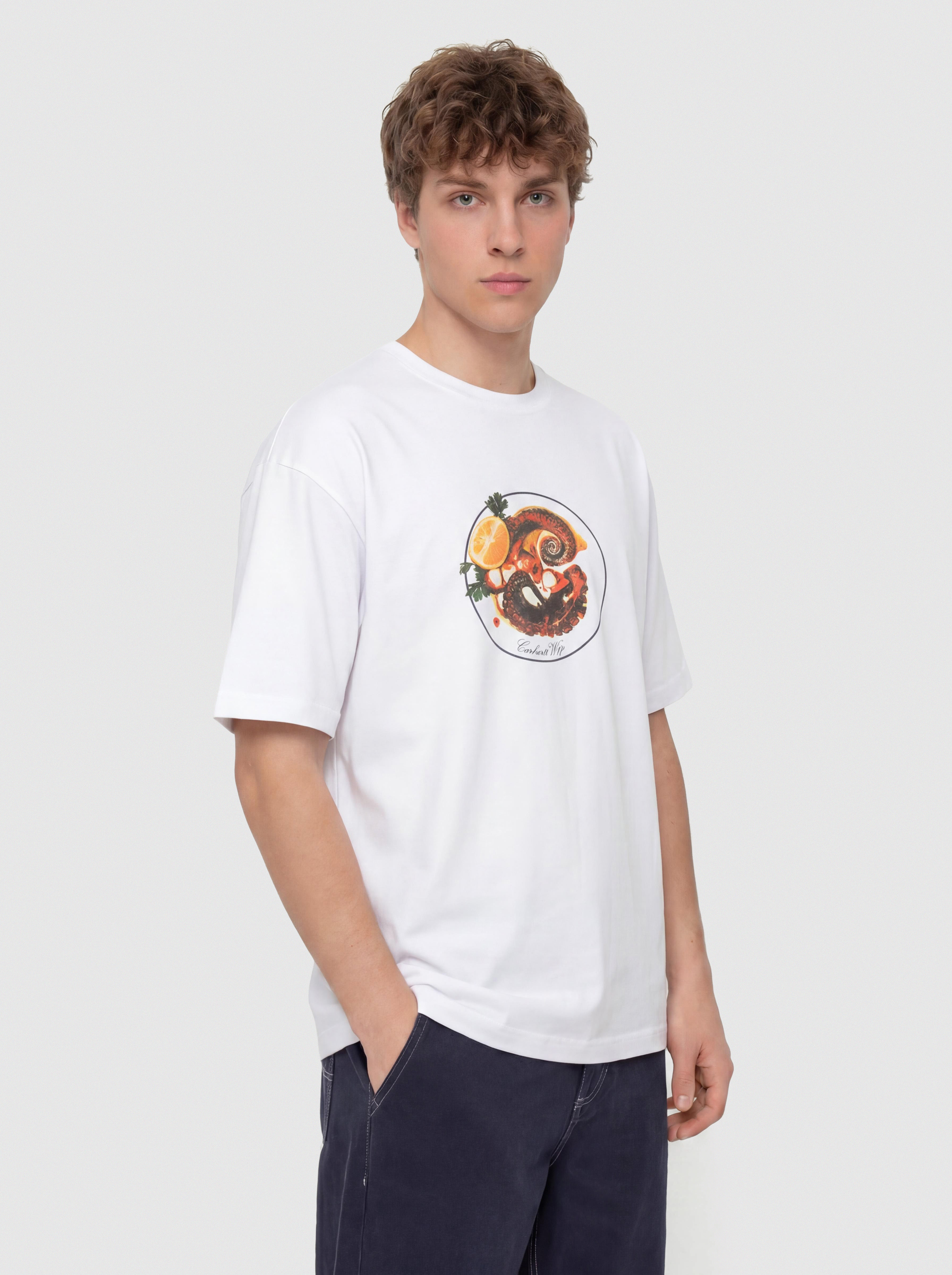 Póló Carhartt WIP Octopus (white)