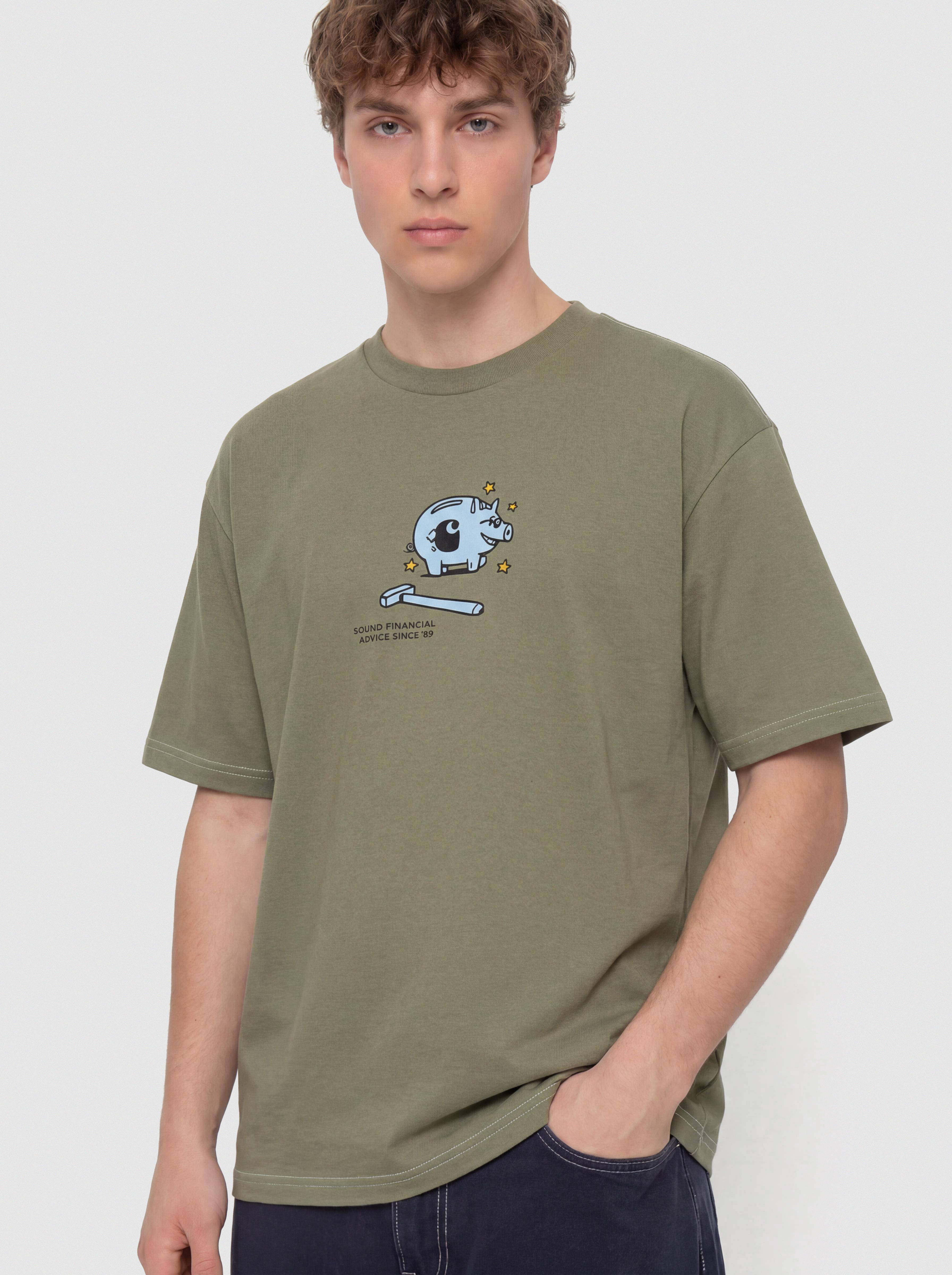 Carhartt WIP Piggybank Póló (dollar green)