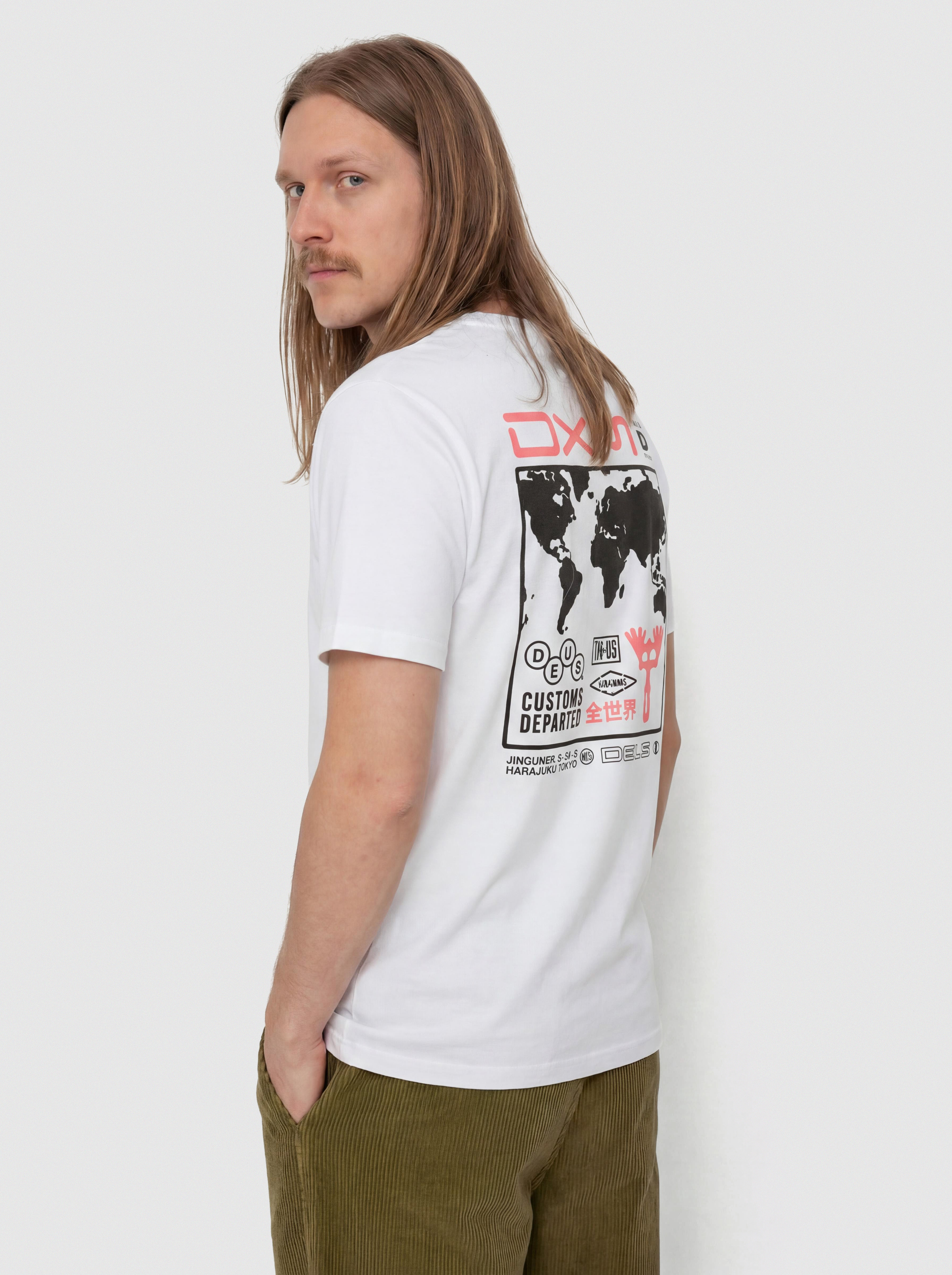 Póló Deus Ex Machina Departed (vintage white)