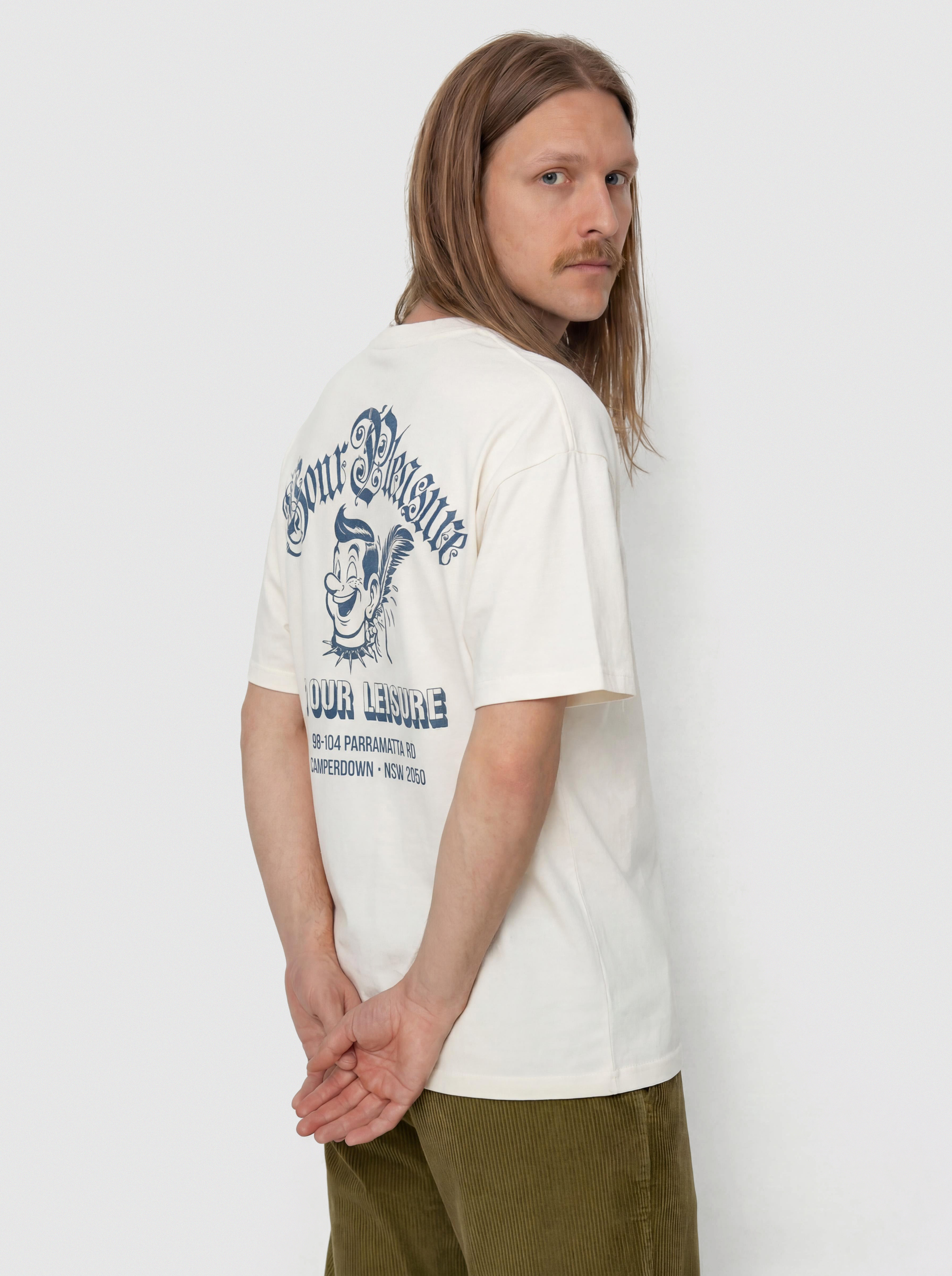 Póló Deus Ex Machina Ruff And Smooth (vintage white)