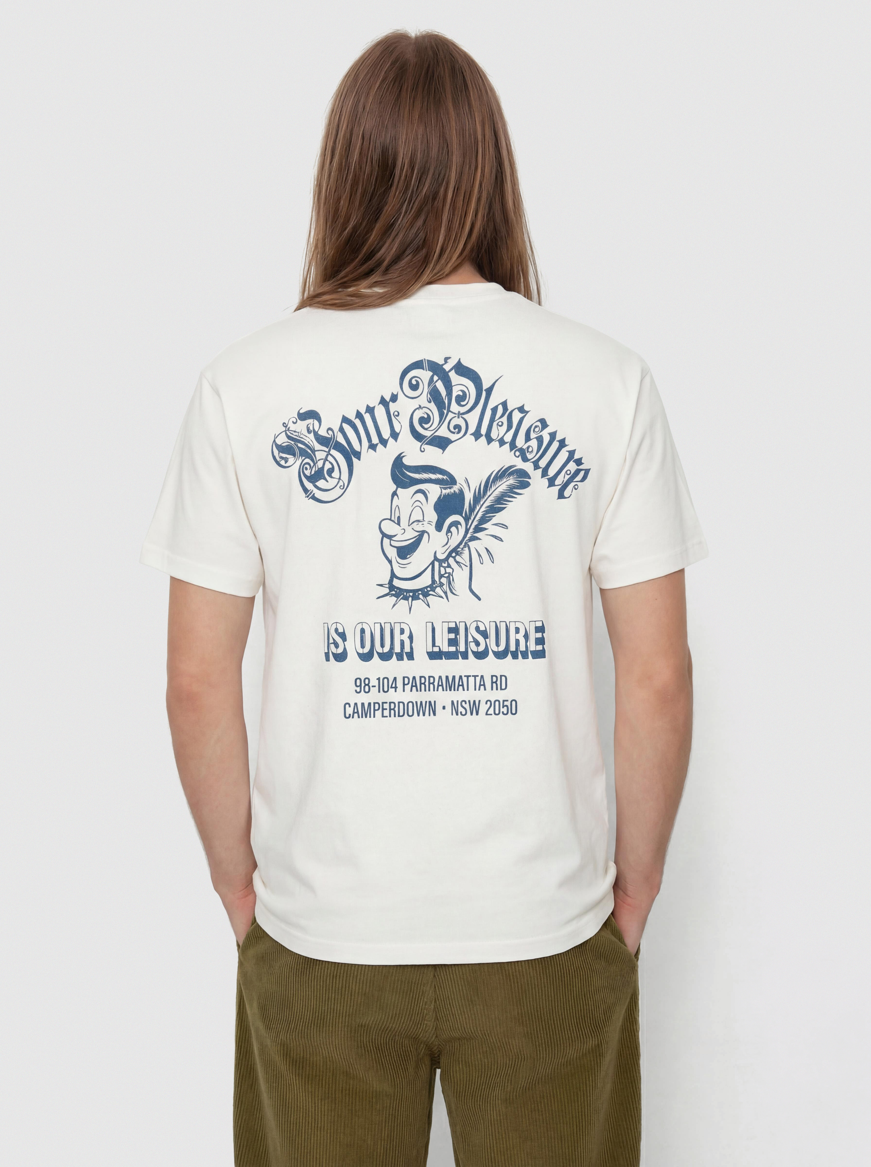 Póló Deus Ex Machina Ruff And Smooth (vintage white)