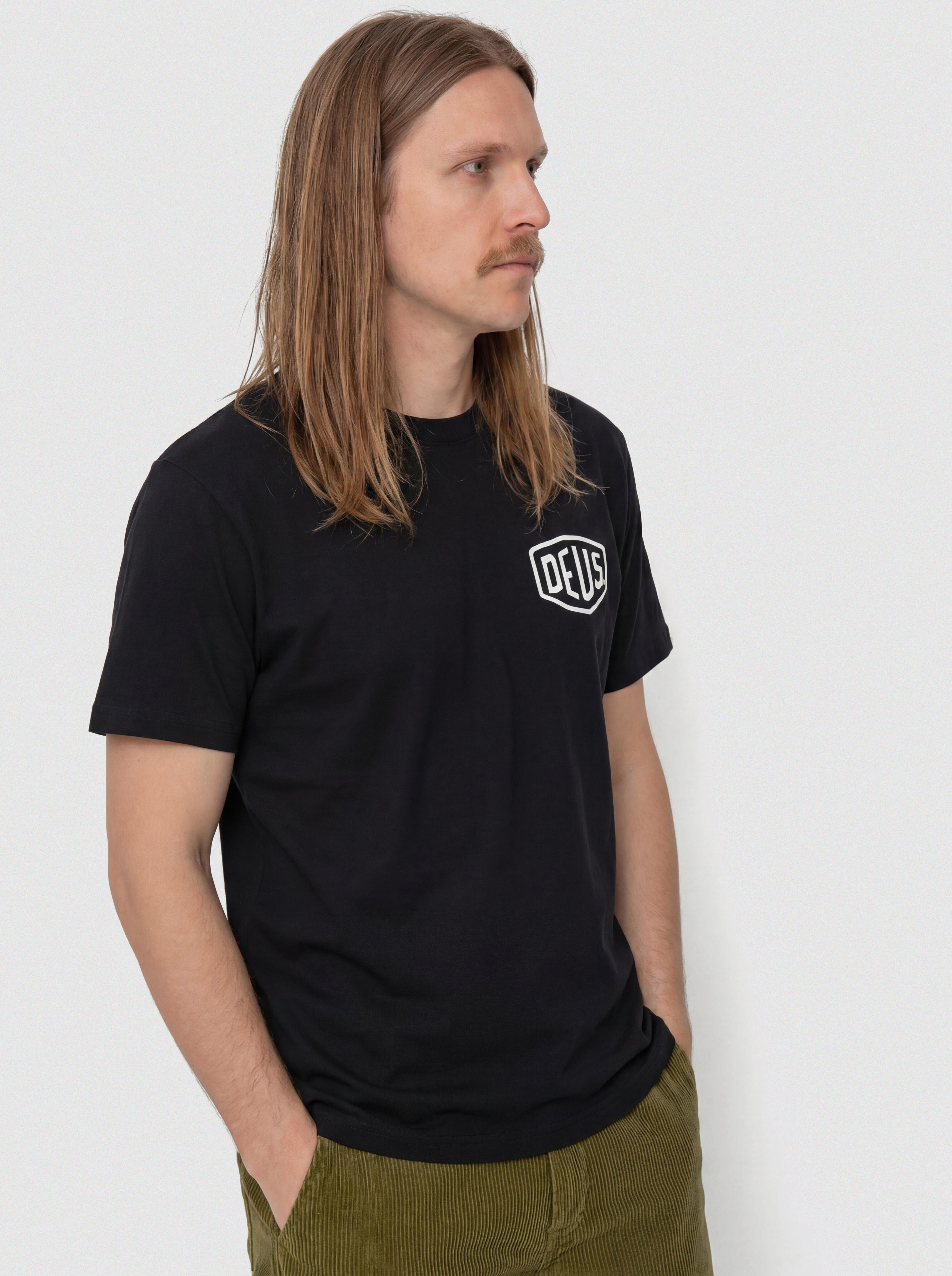 Póló Deus Ex Machina Frontage (black)
