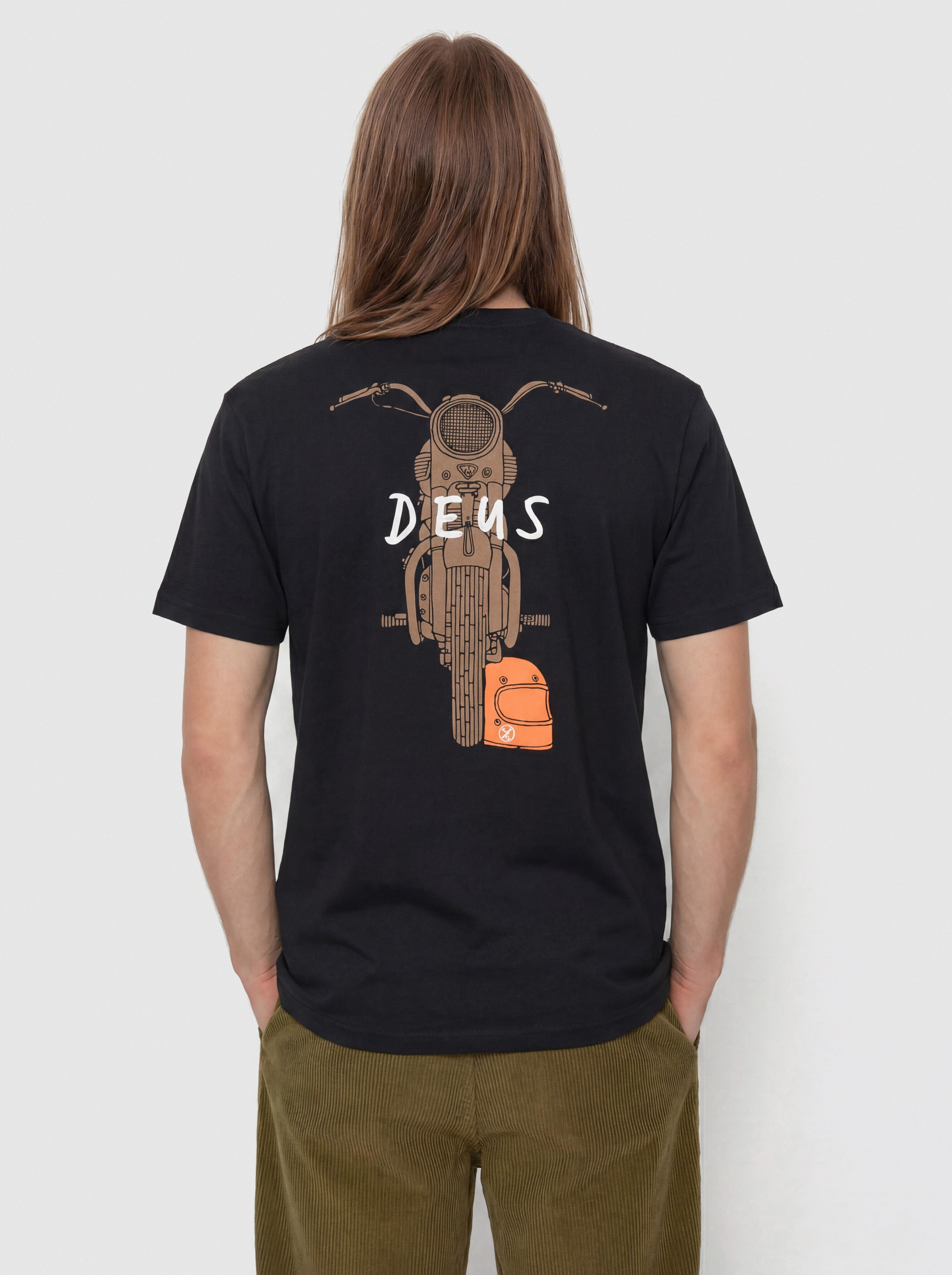Póló Deus Ex Machina Frontage (black)