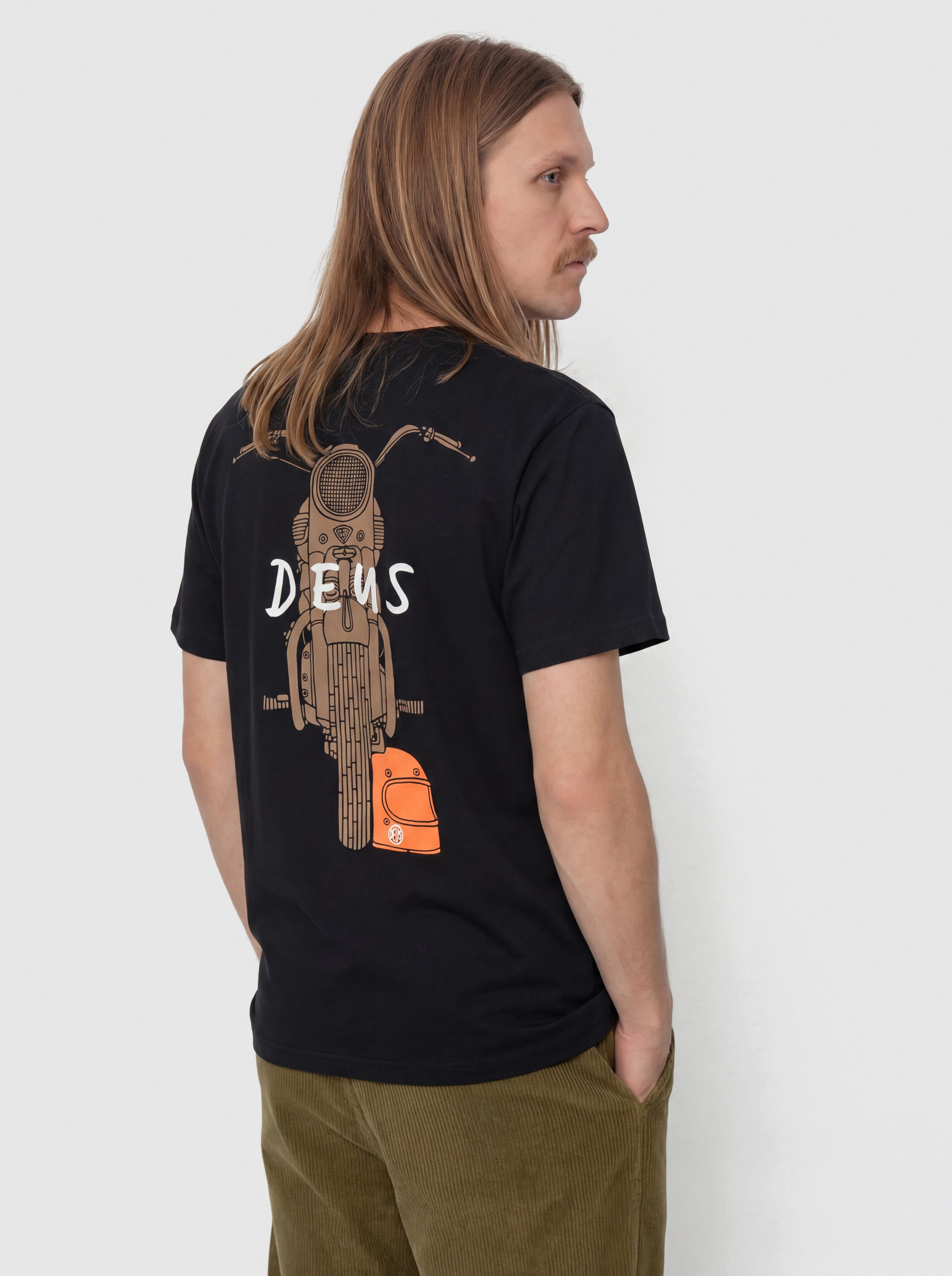 Póló Deus Ex Machina Frontage (black)