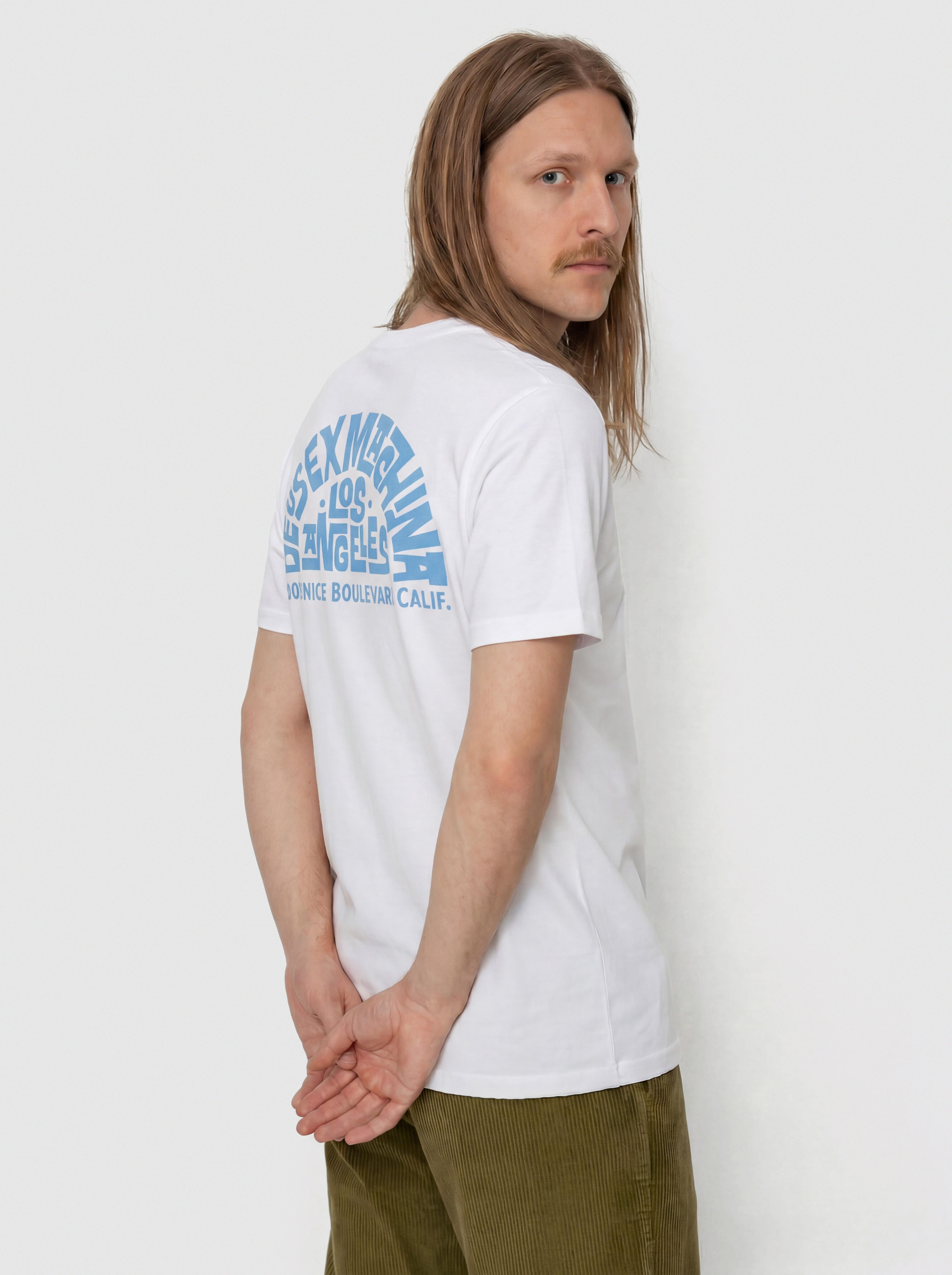 Póló Deus Ex Machina Los Angeles Address (vintage white)