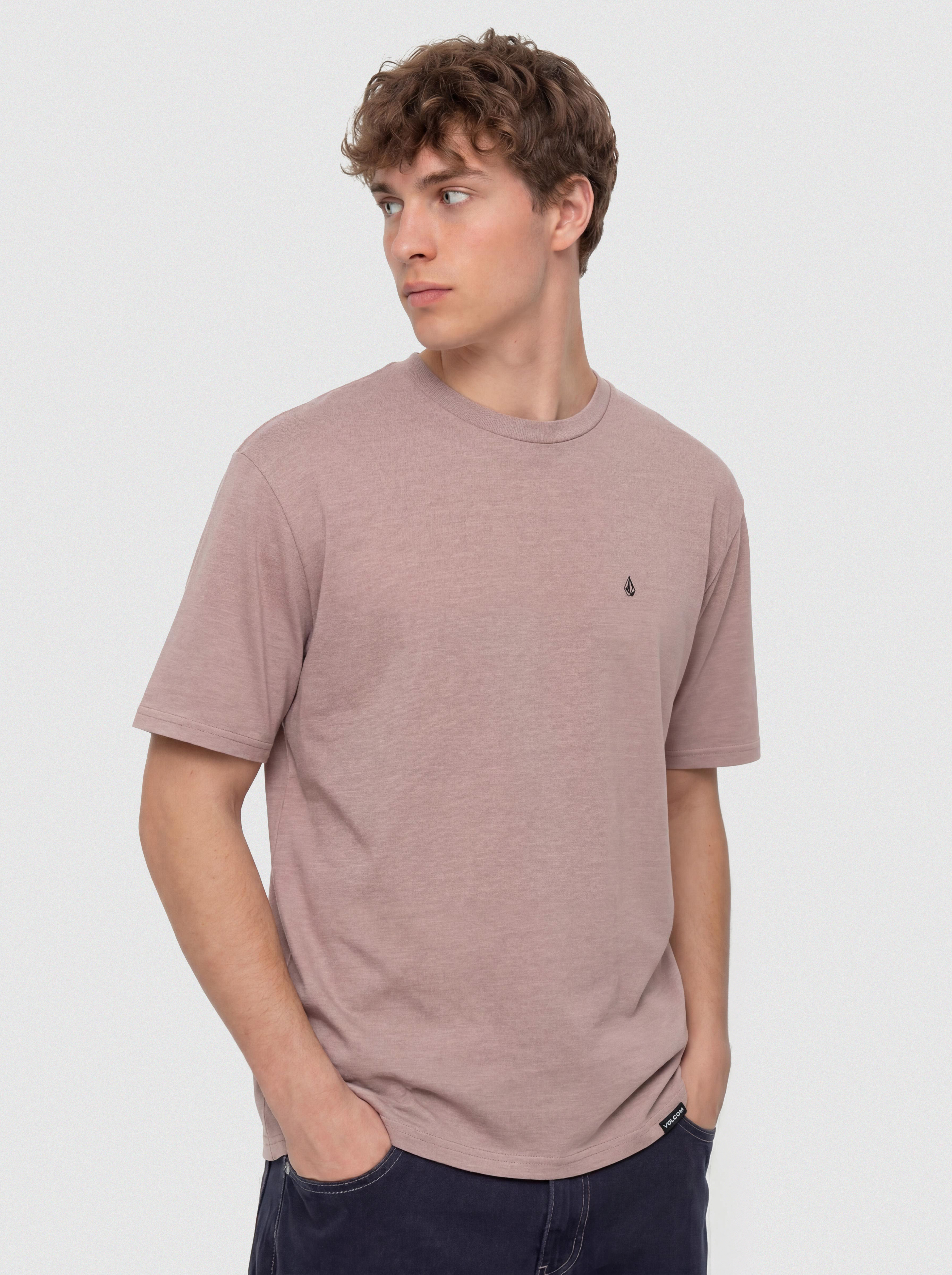 Póló Volcom Solid Stone Emb (bark brown)