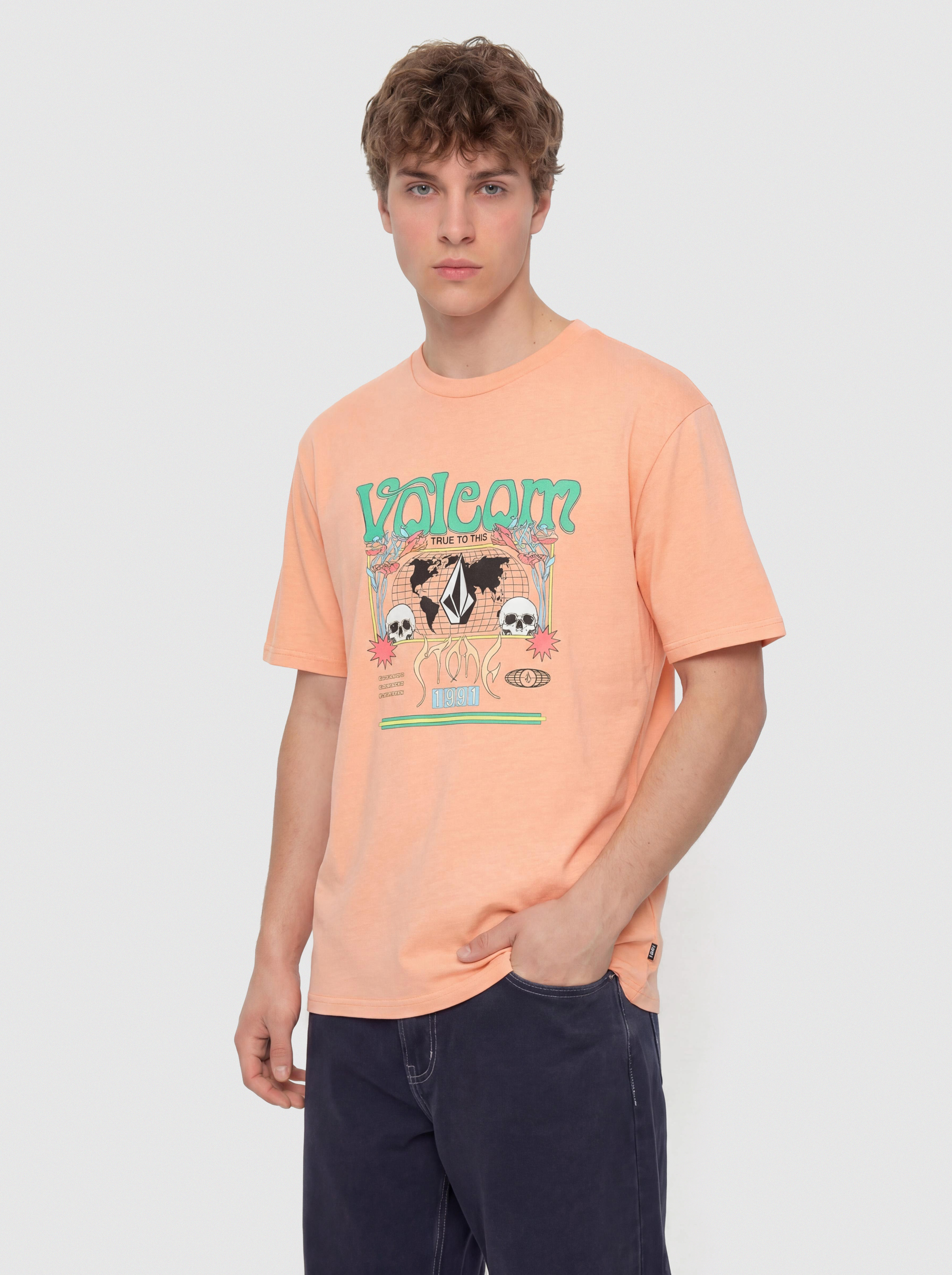 Volcom Worldly Pw Pu00f3lu00f3 (pale peach)