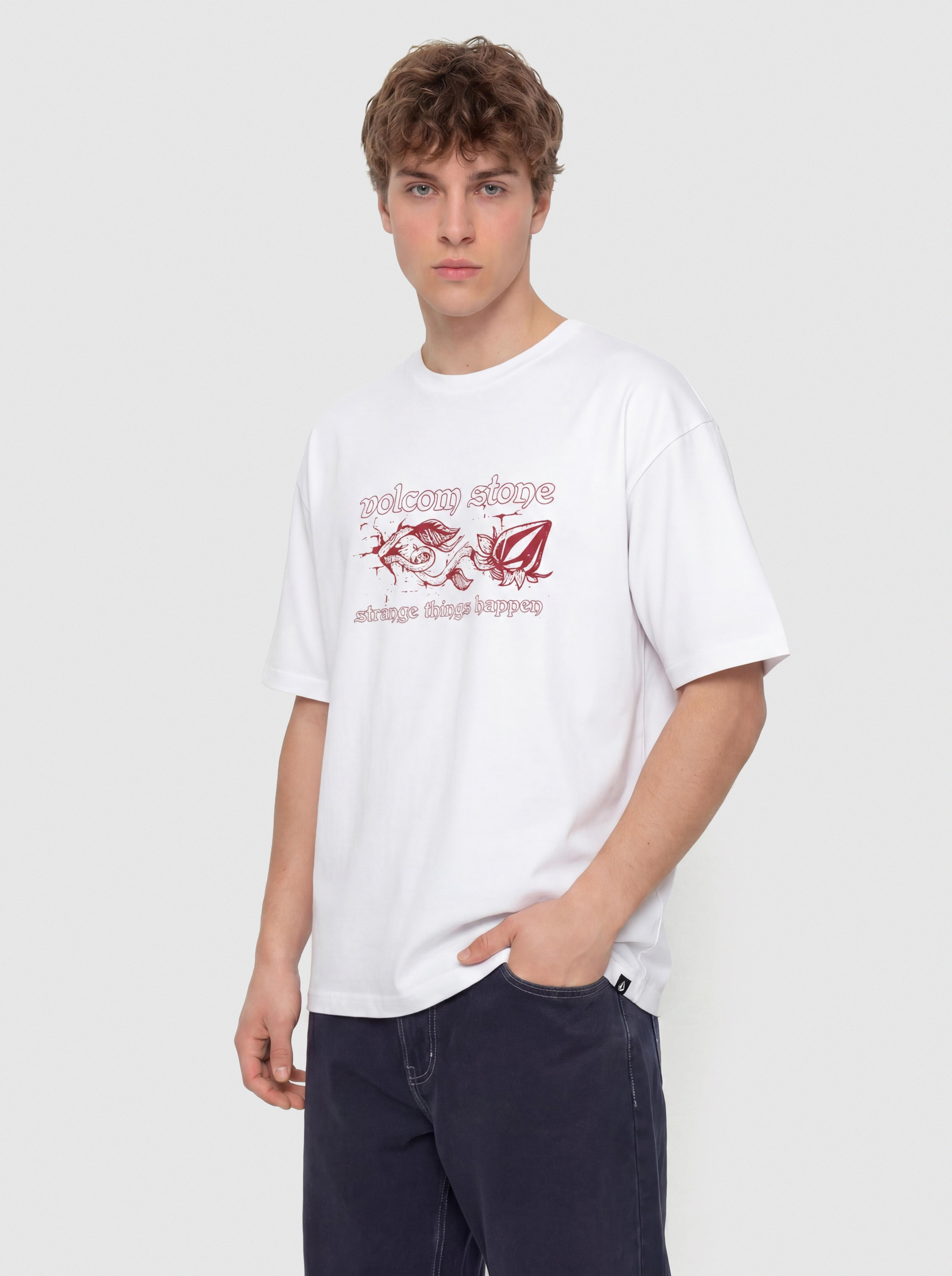 Volcom Ingrow Lse Póló (white)