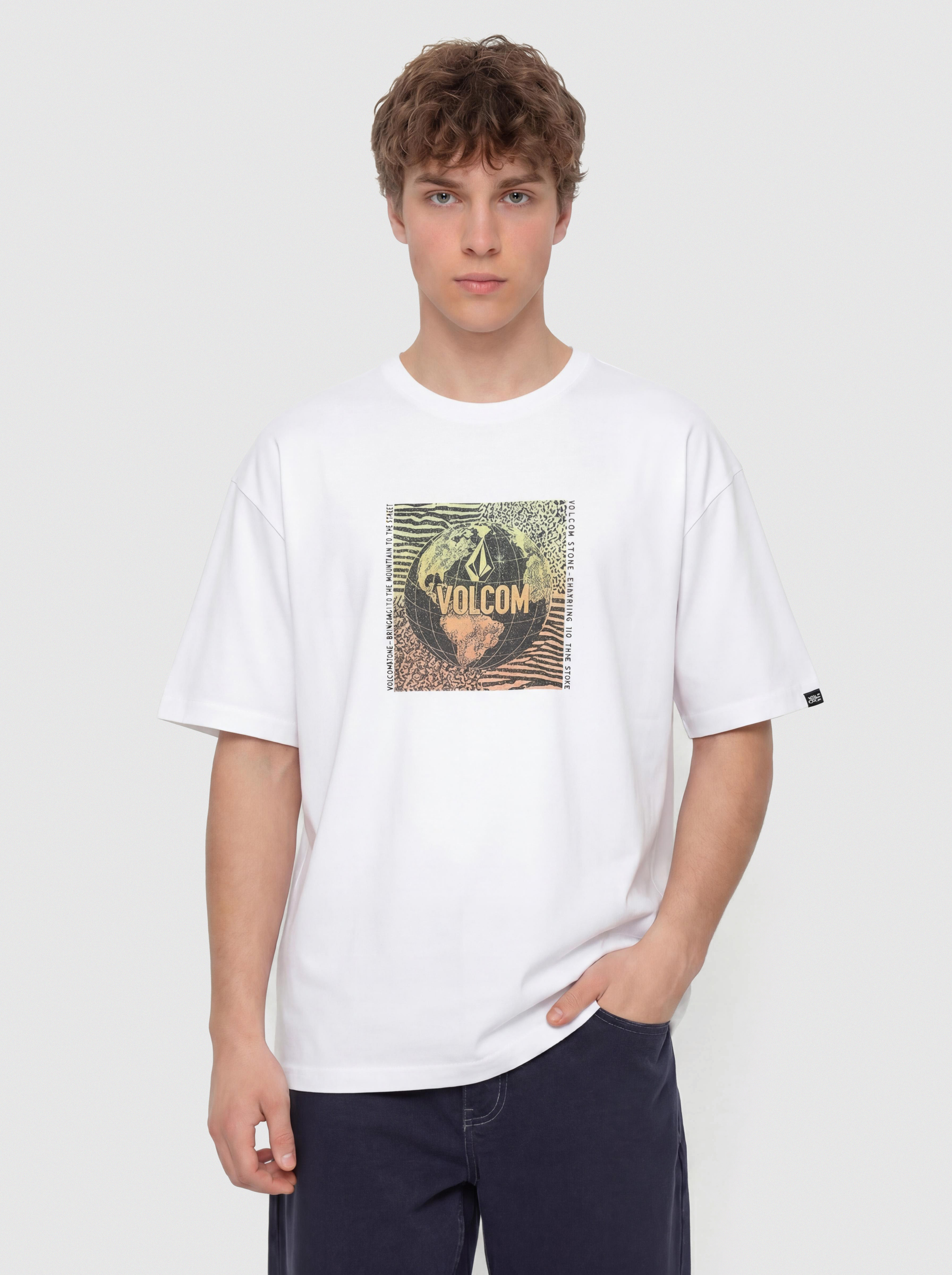 Volcom Earthtrippin Fty Póló (off white)